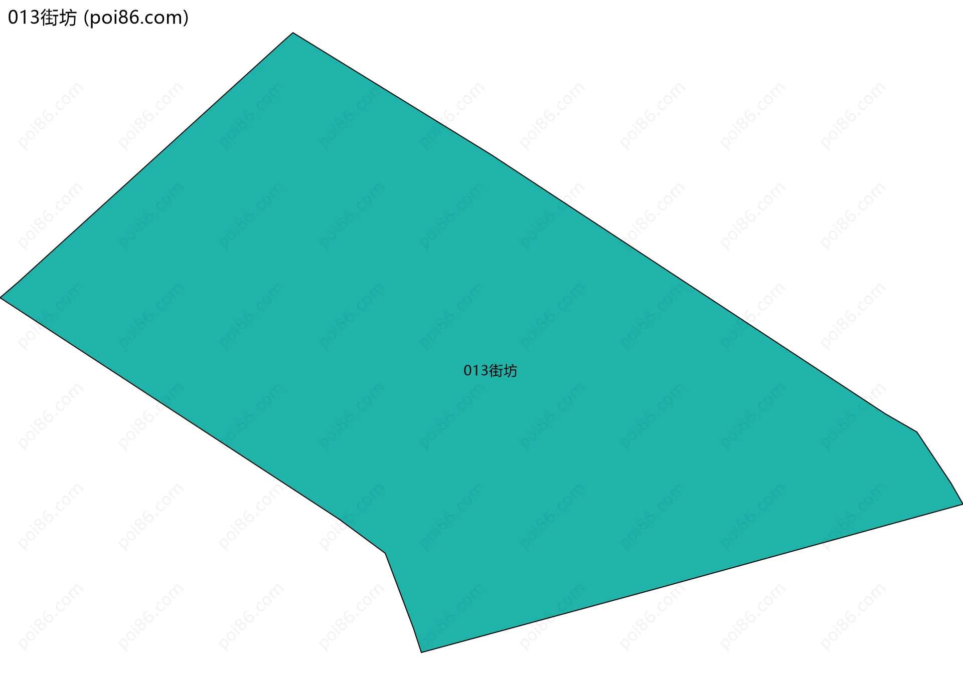 013街坊边界地图