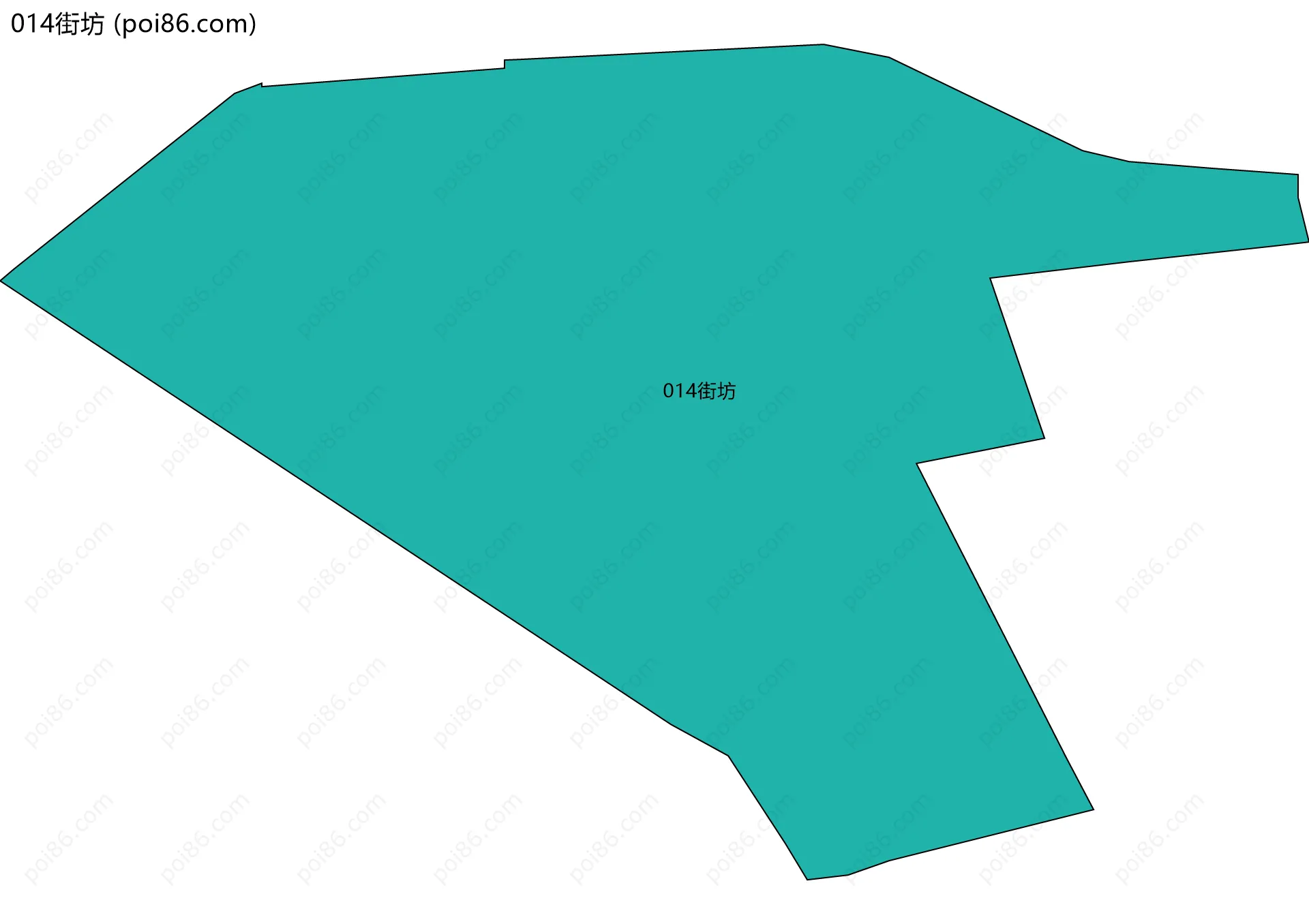 014街坊边界地图