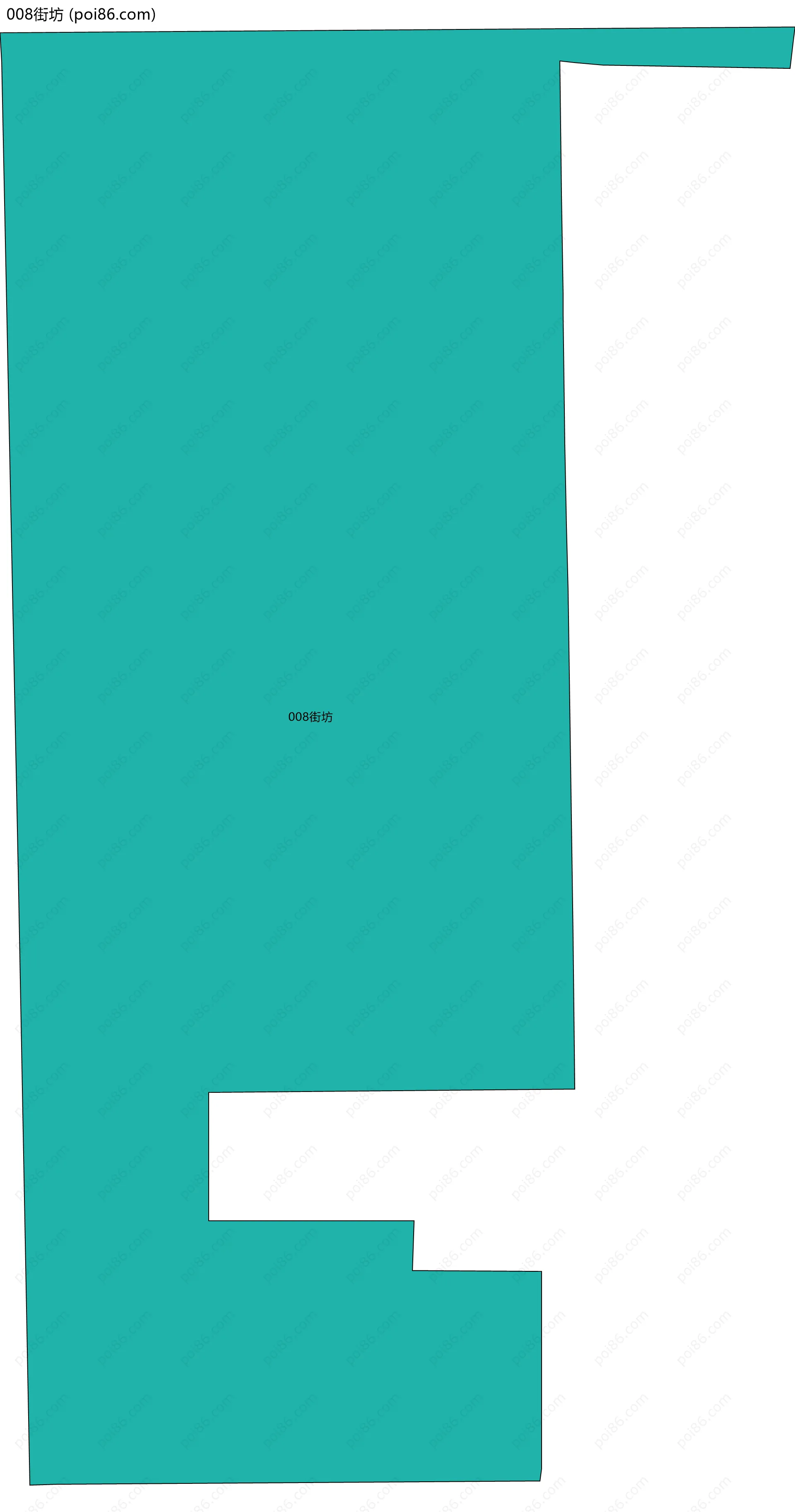 008街坊边界地图