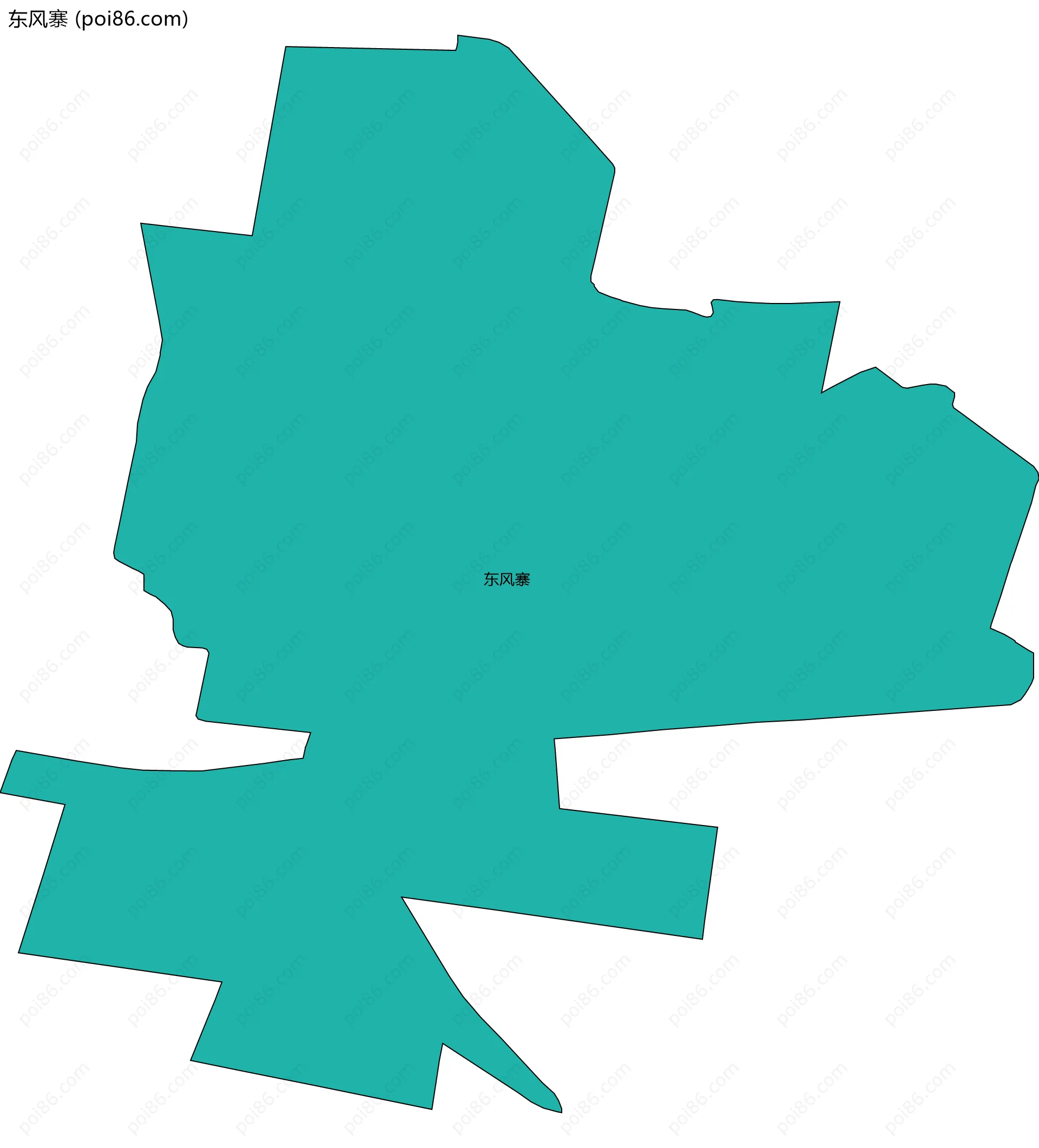 东风寨边界地图