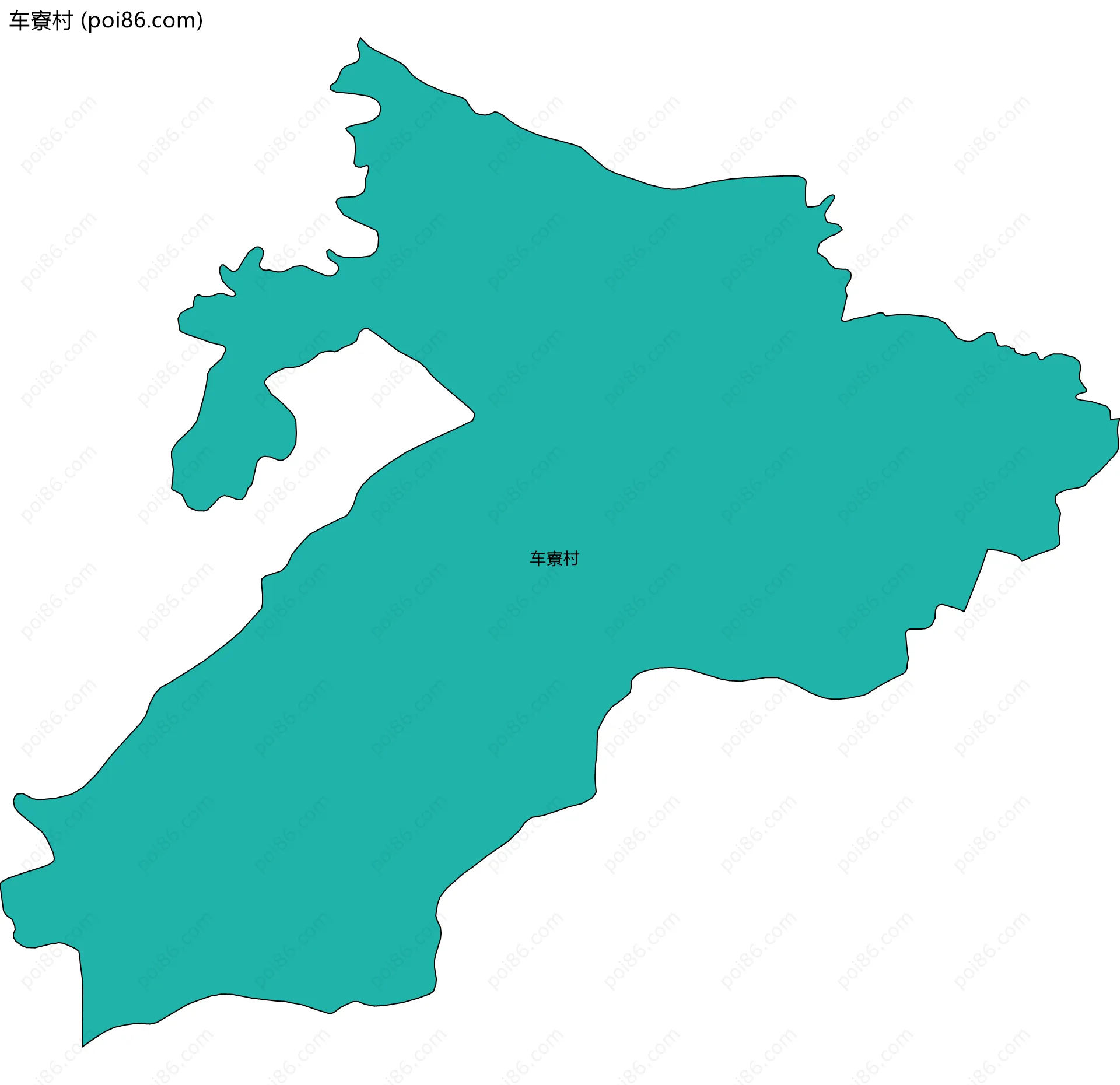 车寮村边界地图