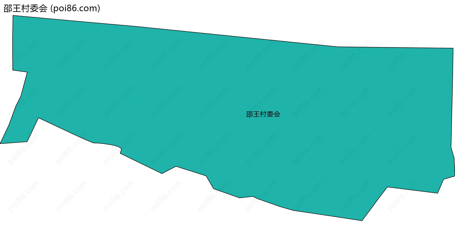 邵王村委会边界地图