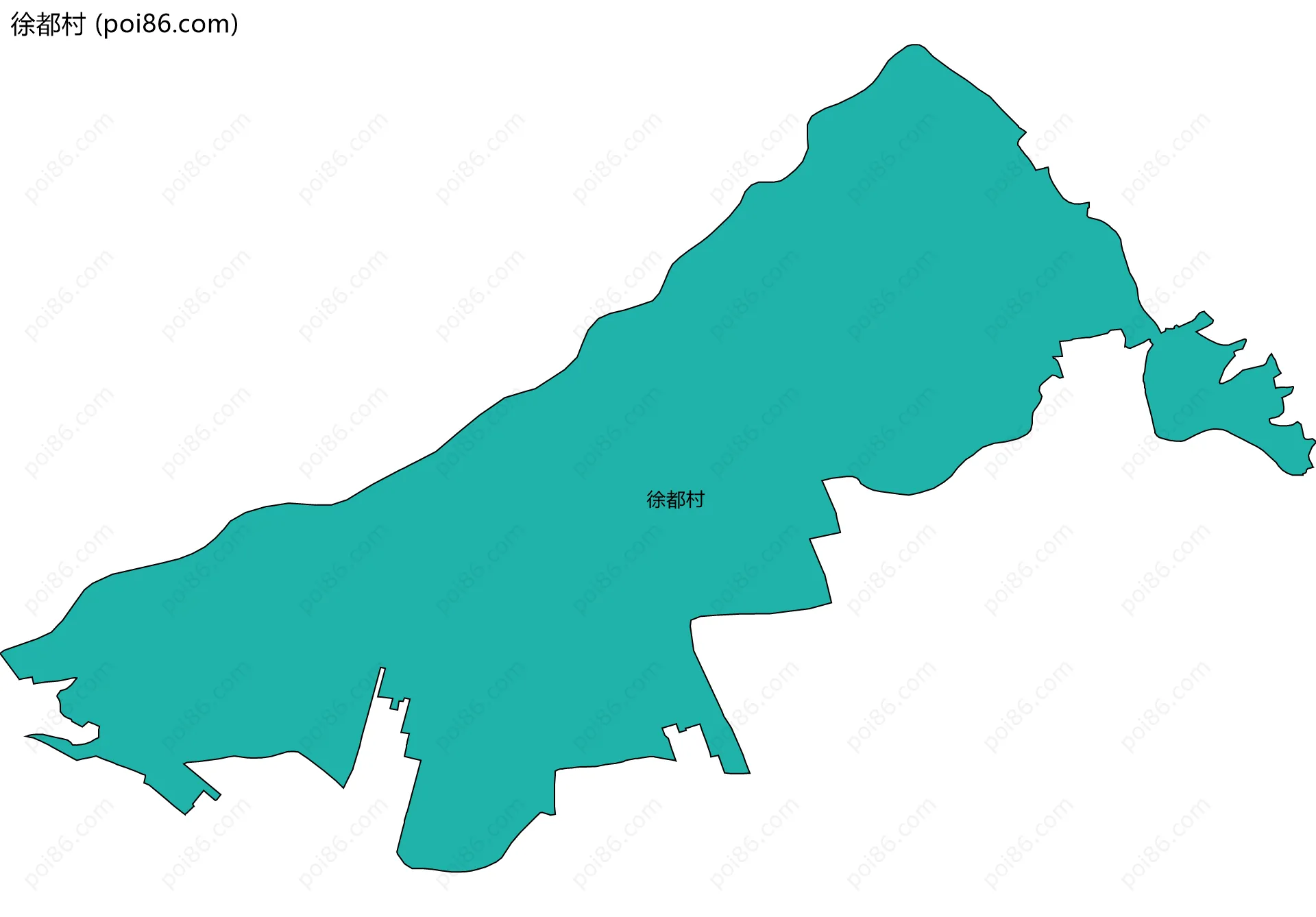 徐都村边界地图