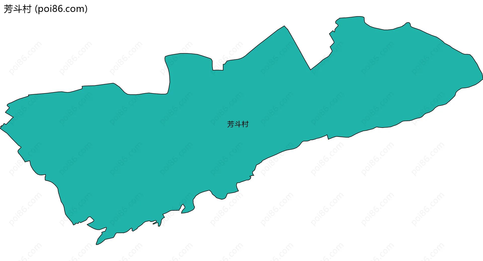 芳斗村边界地图