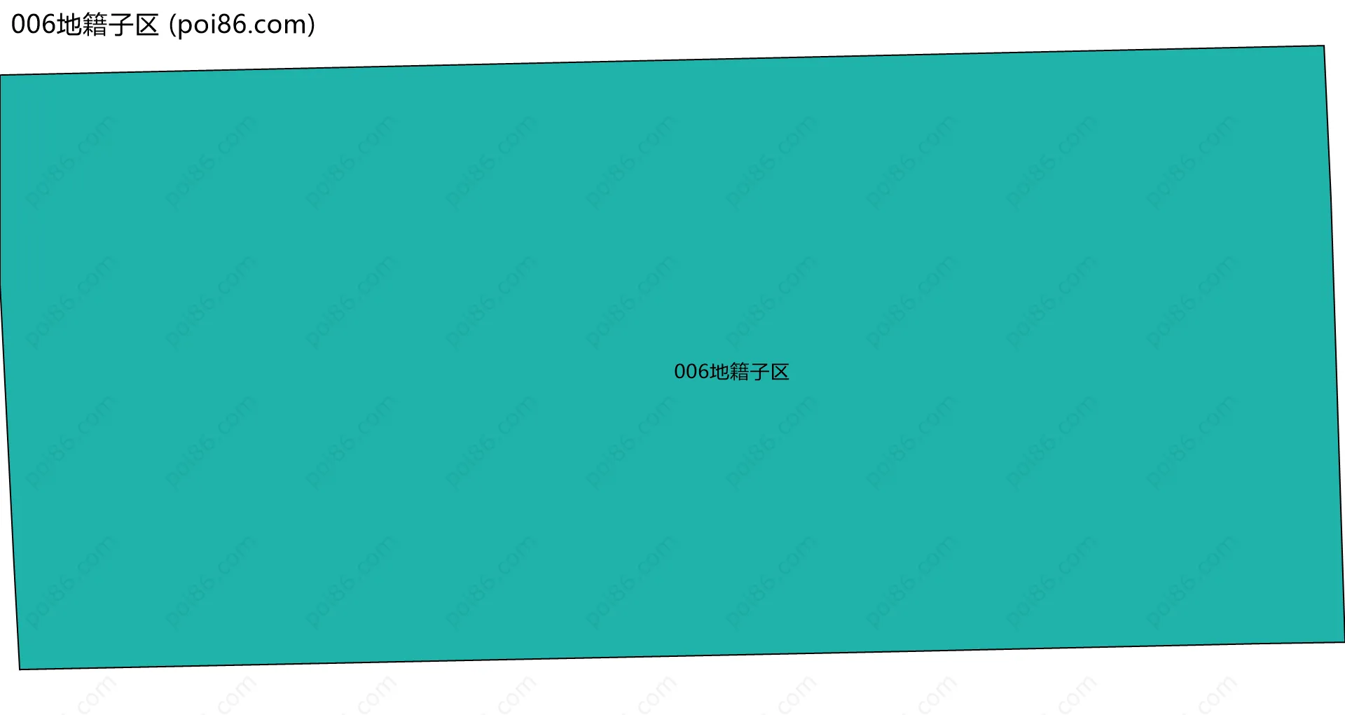 006地籍子区边界地图