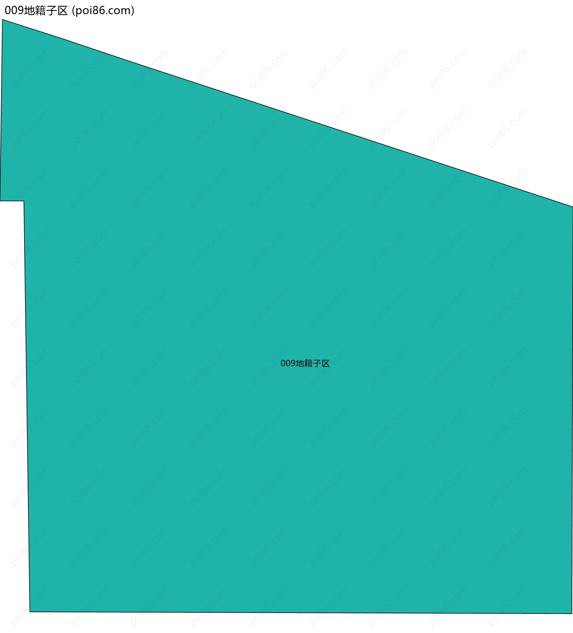 009地籍子区边界地图