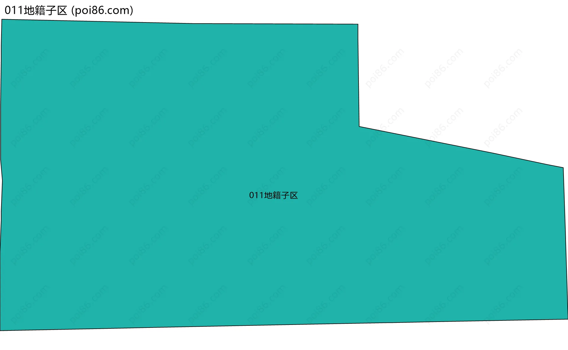011地籍子区边界地图