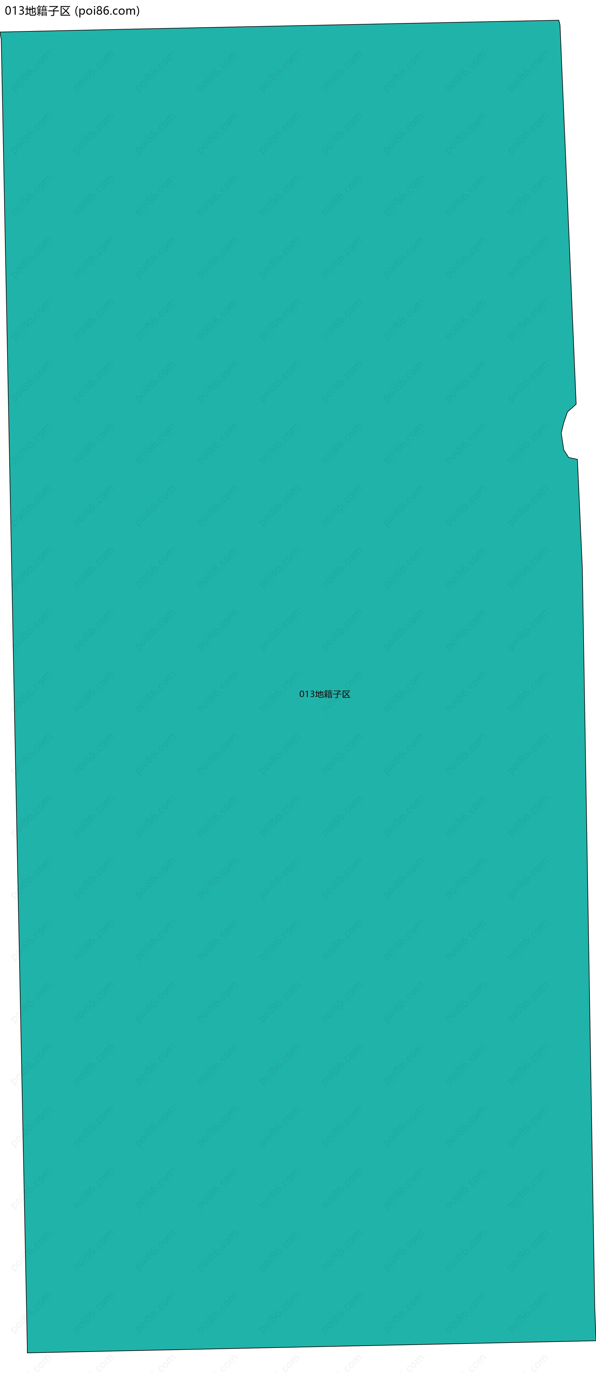 013地籍子区边界地图