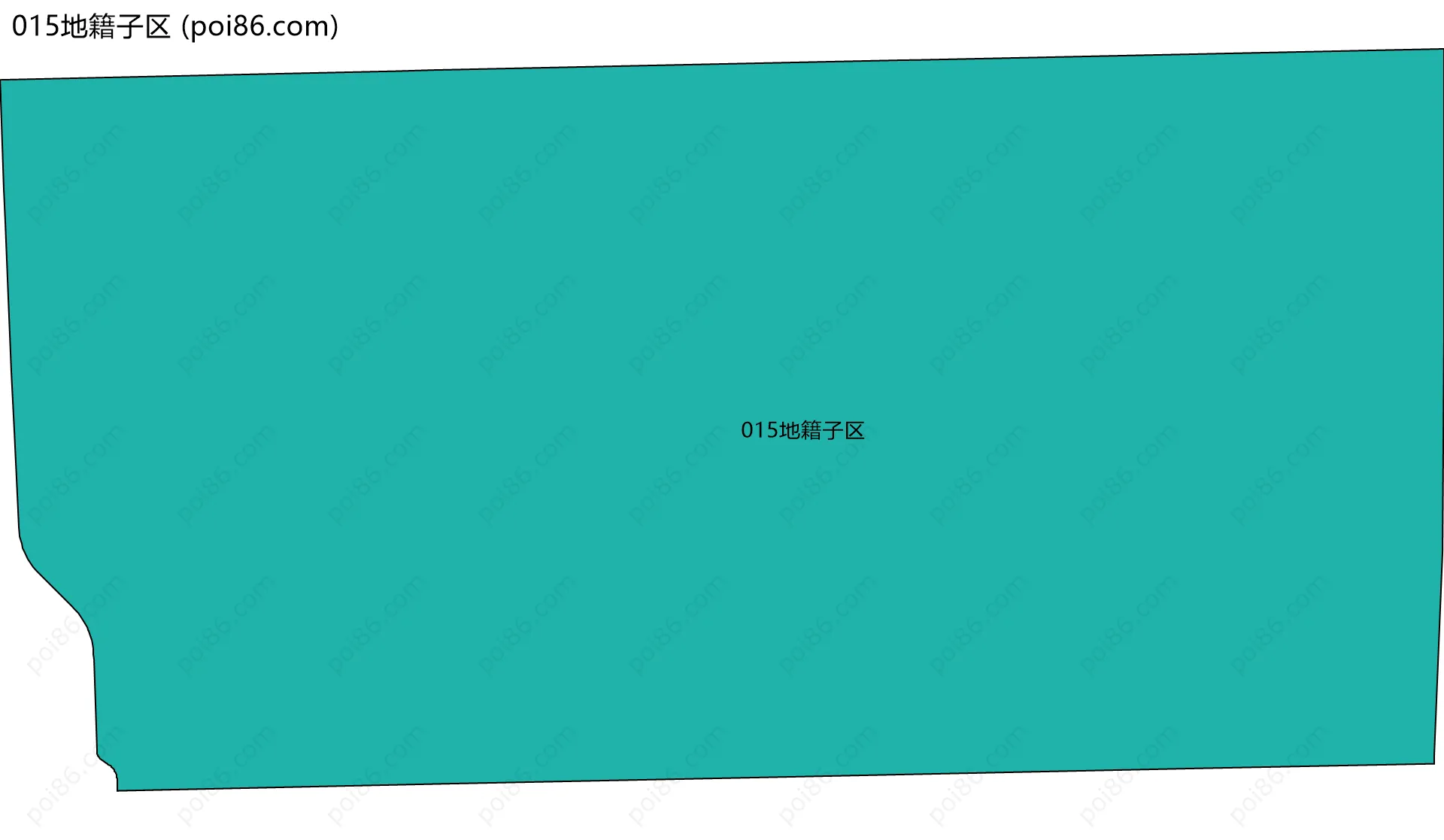 015地籍子区边界地图