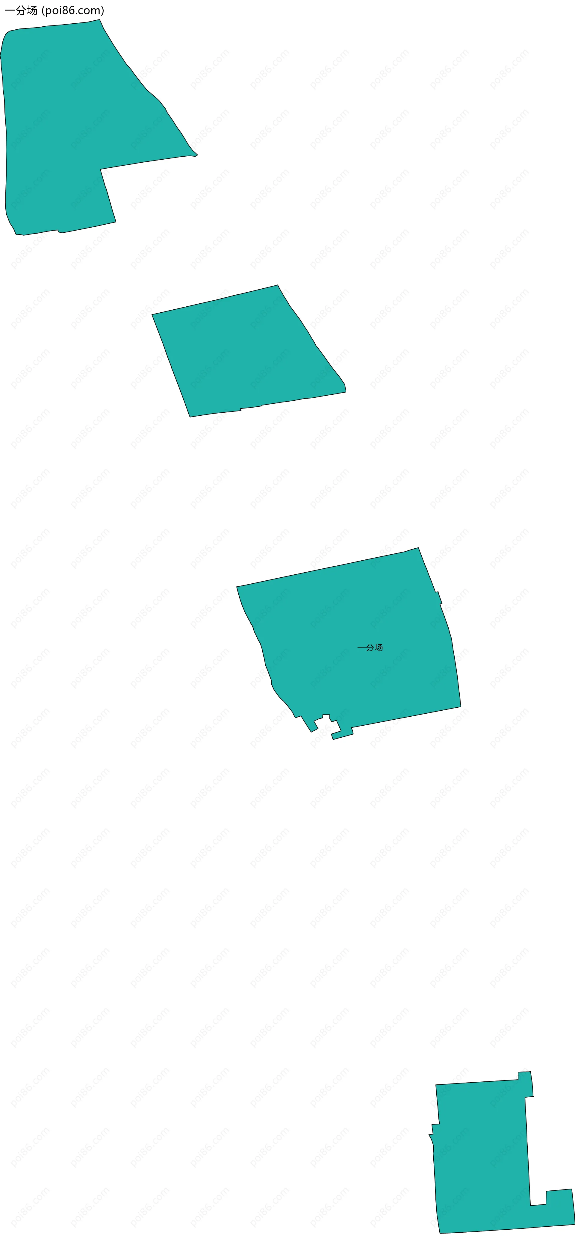 一分场边界地图