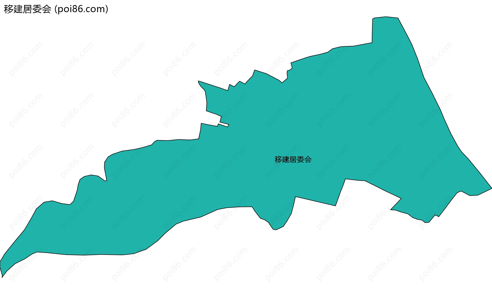 移建居委会边界地图