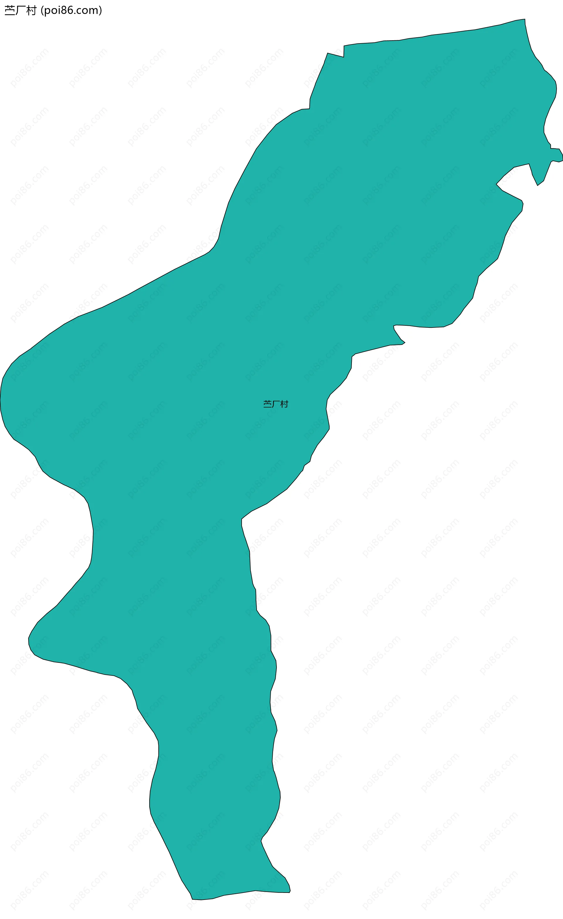 苎厂村边界地图