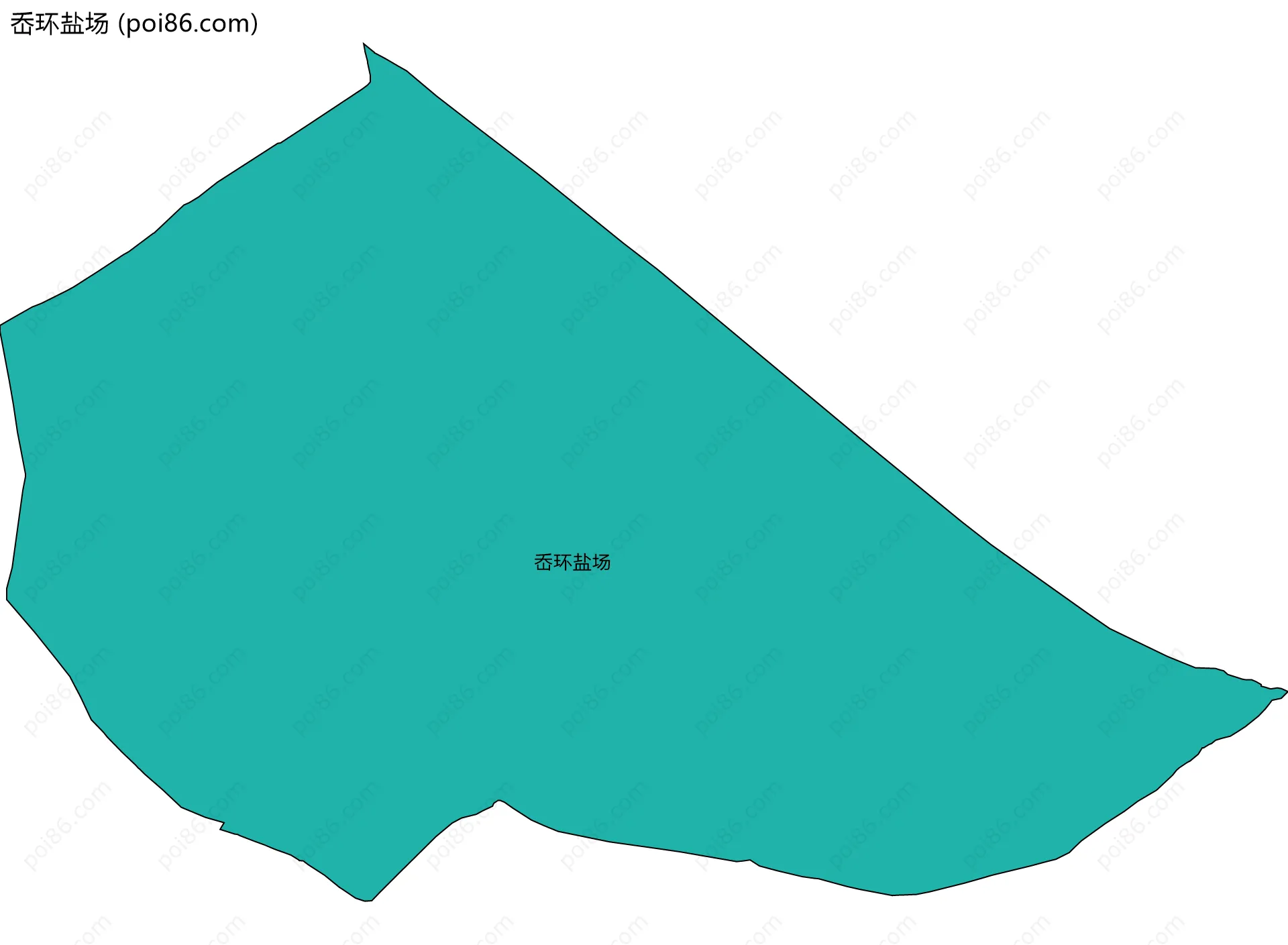 岙环盐场边界地图