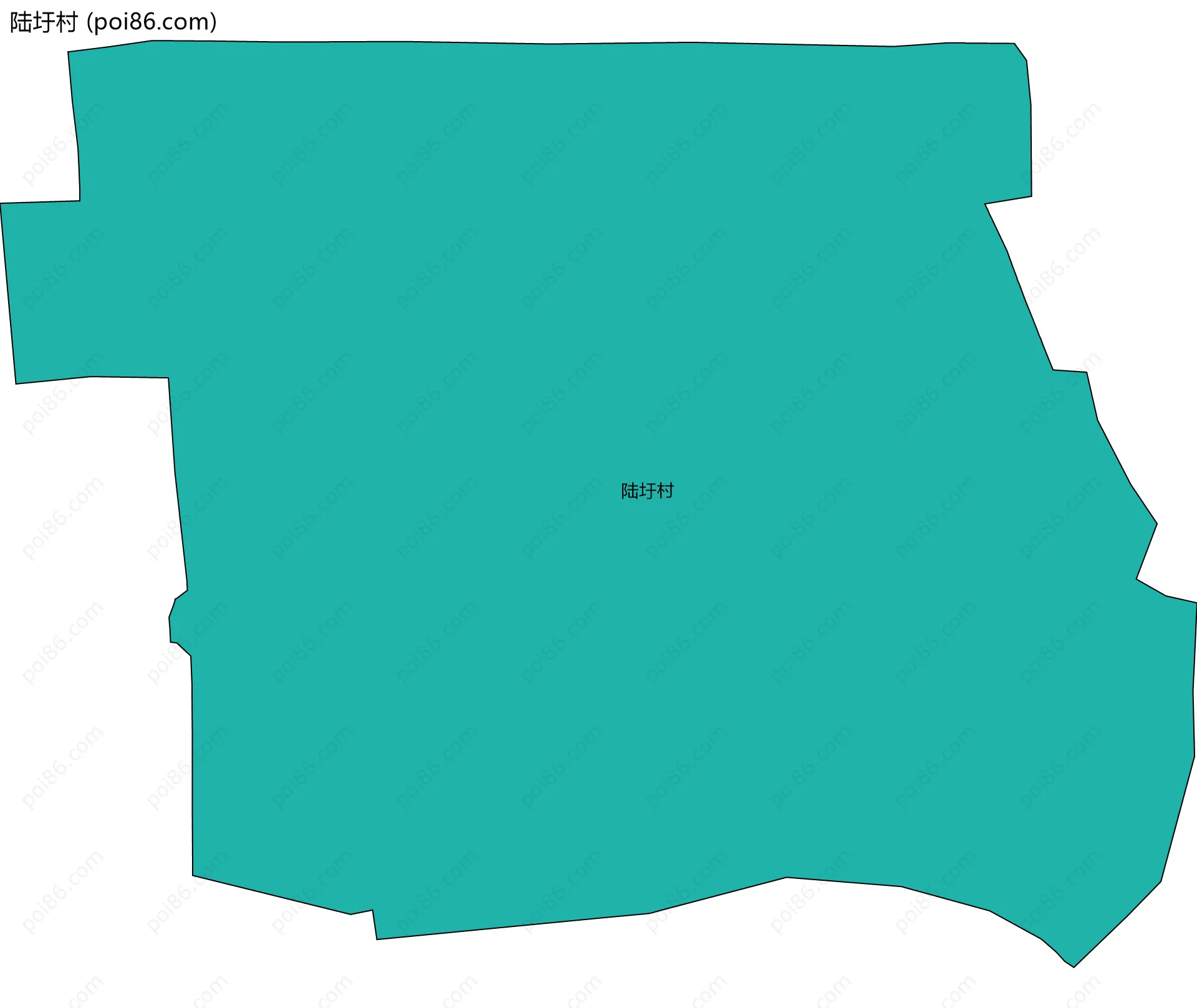 陆圩村边界地图