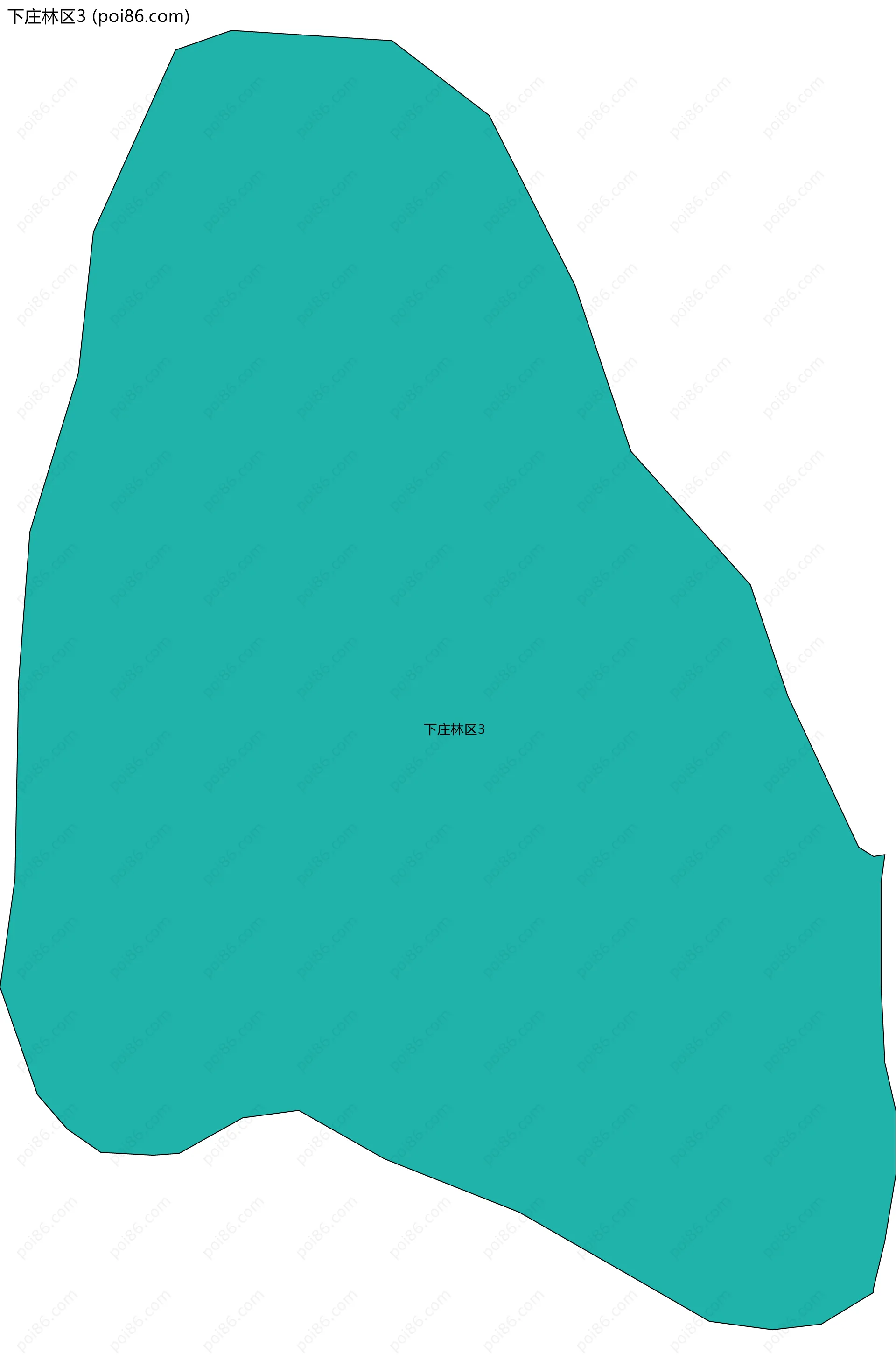 下庄林区3边界地图