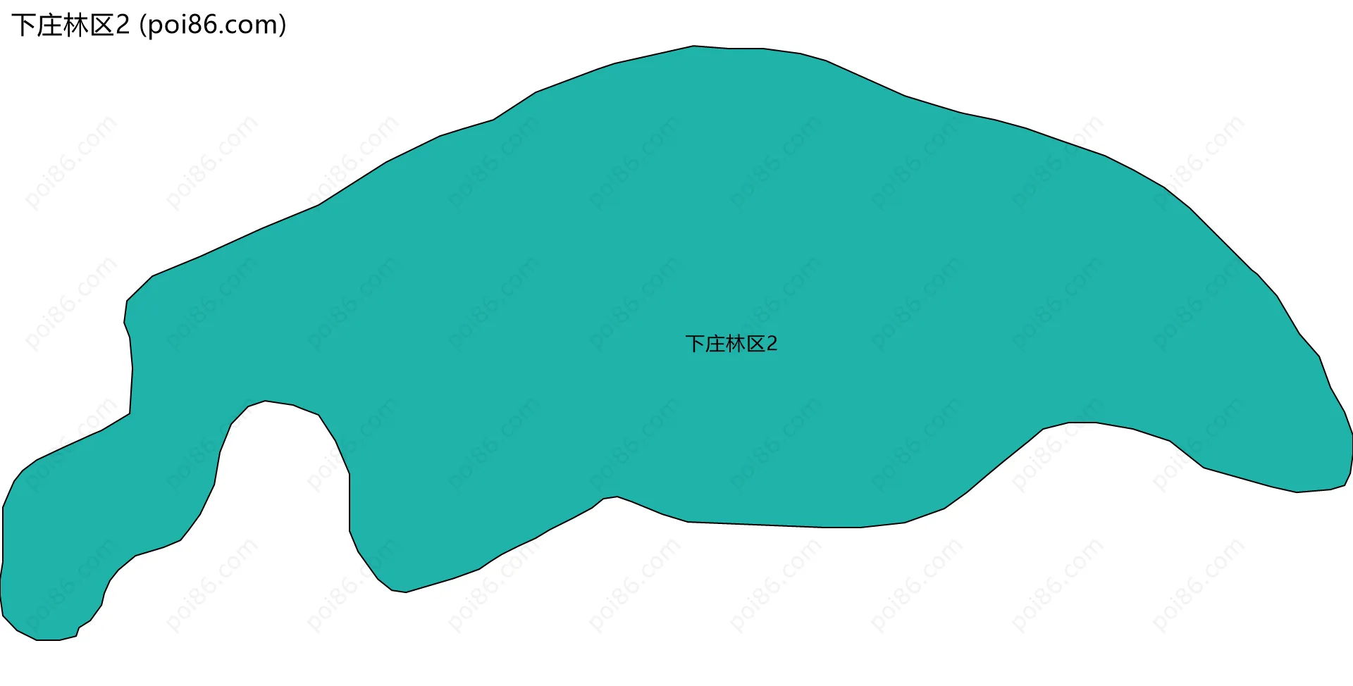 下庄林区2边界地图
