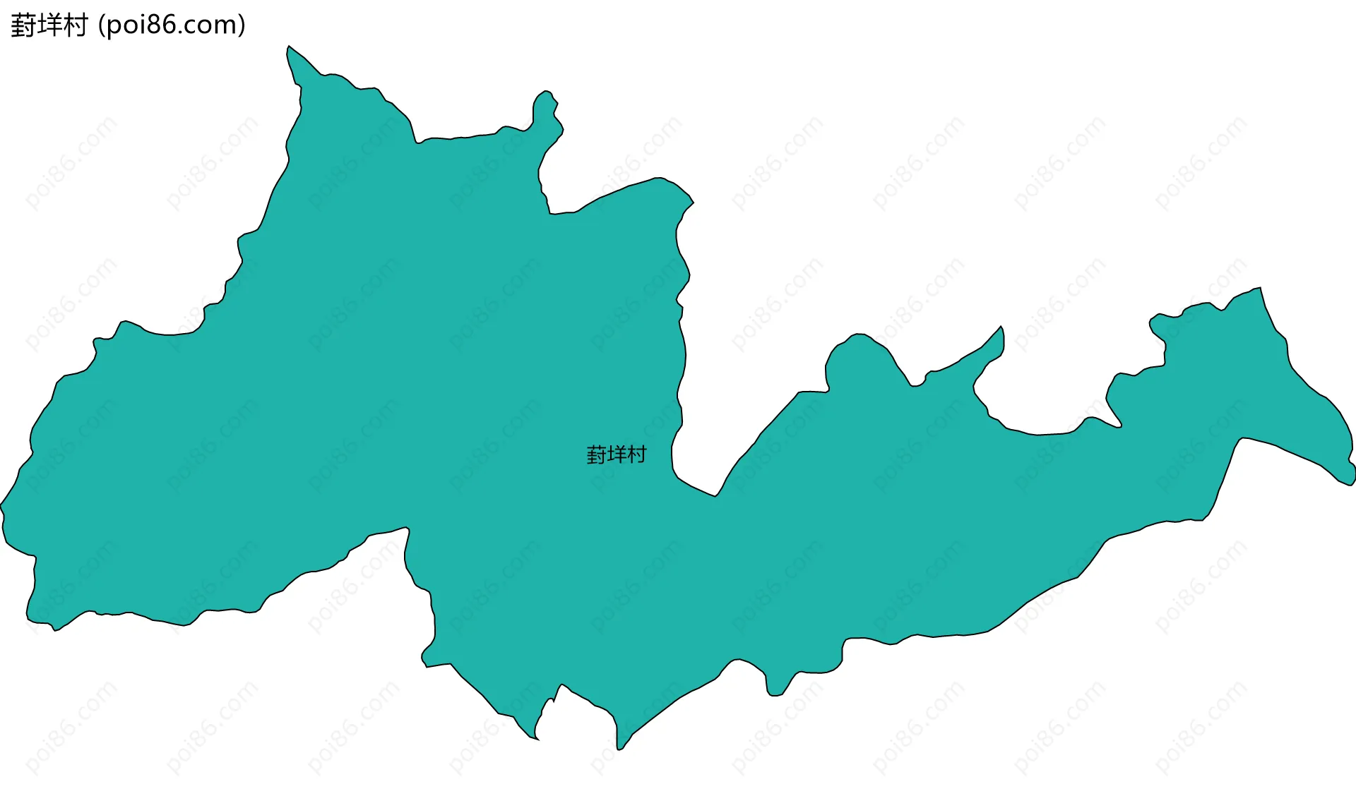 葑垟村边界地图