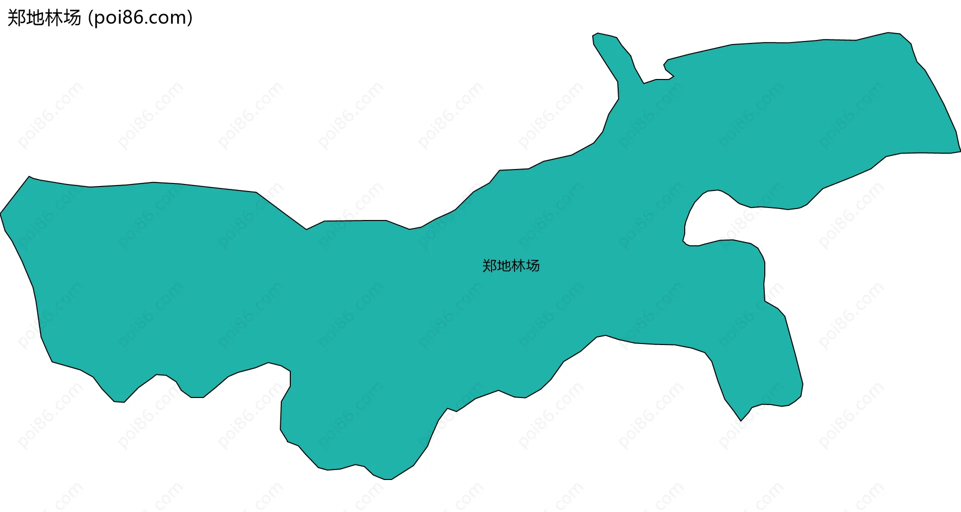 郑地林场边界地图