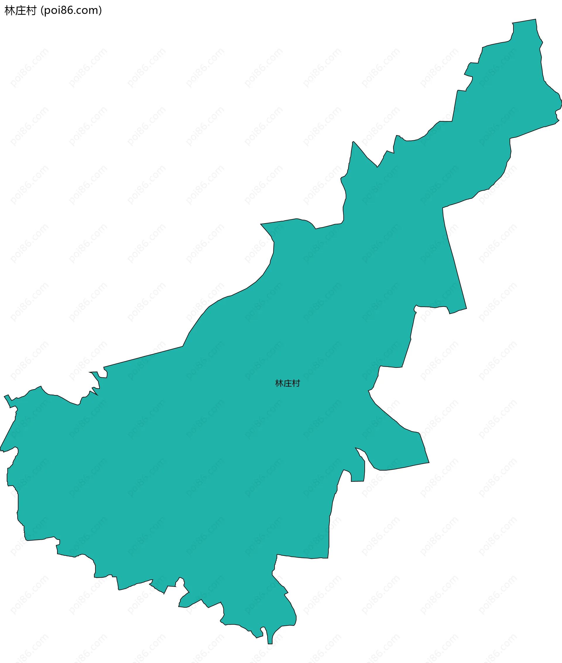 林庄村边界地图