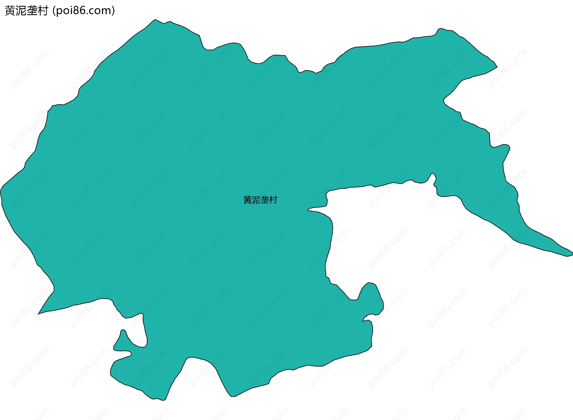 黄泥垄村边界地图