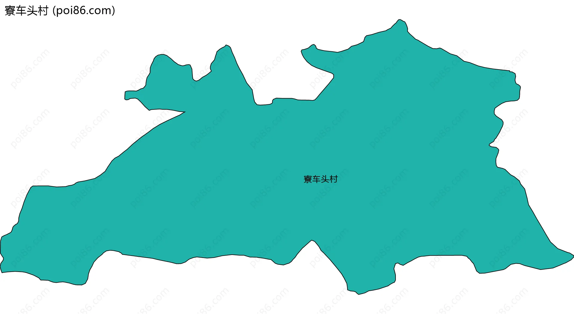 寮车头村边界地图