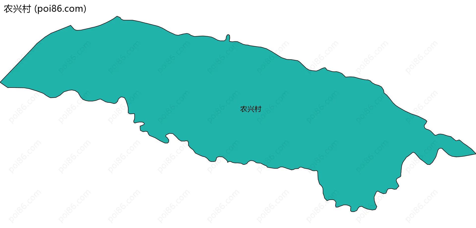 农兴村边界地图