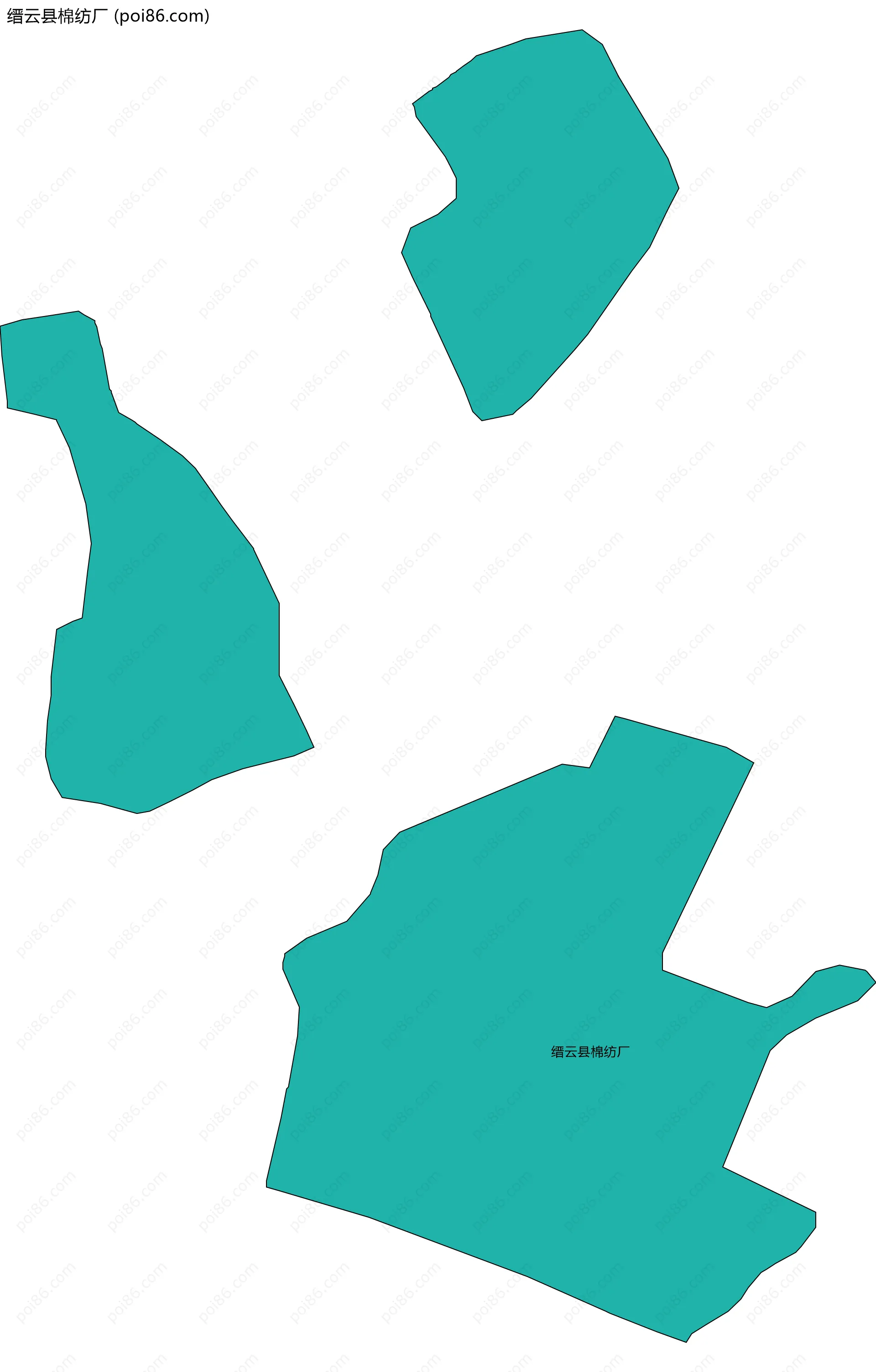 缙云县棉纺厂边界地图