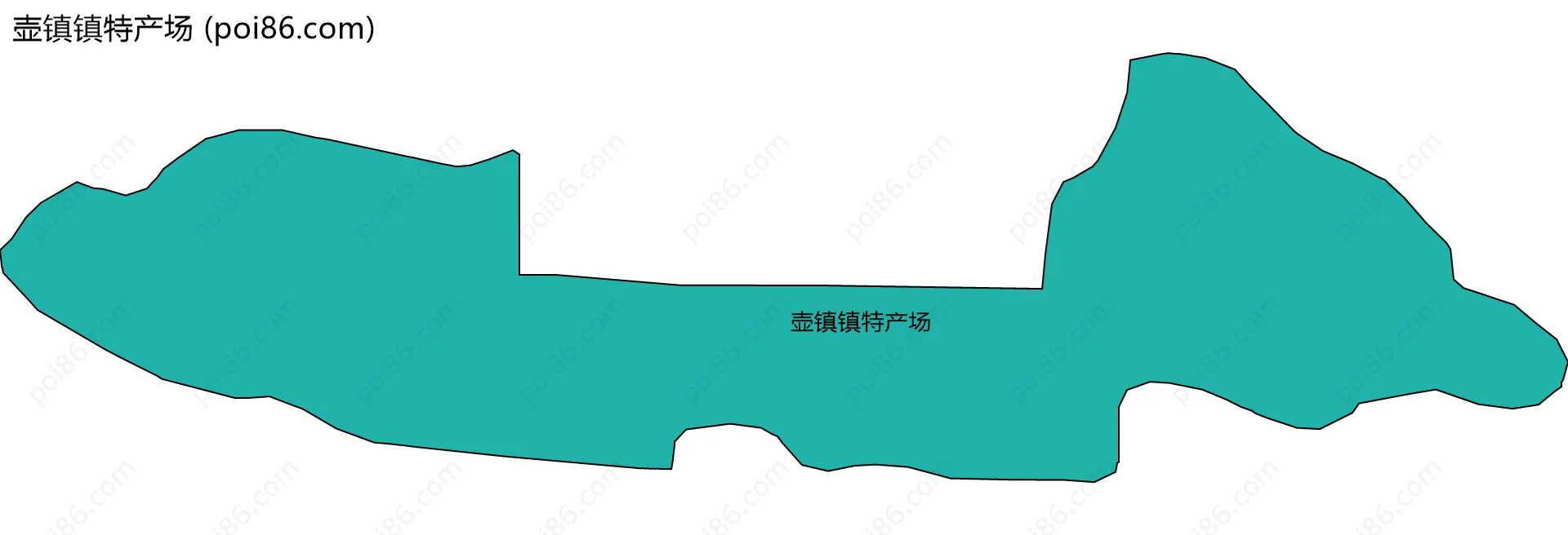 壶镇镇特产场边界地图