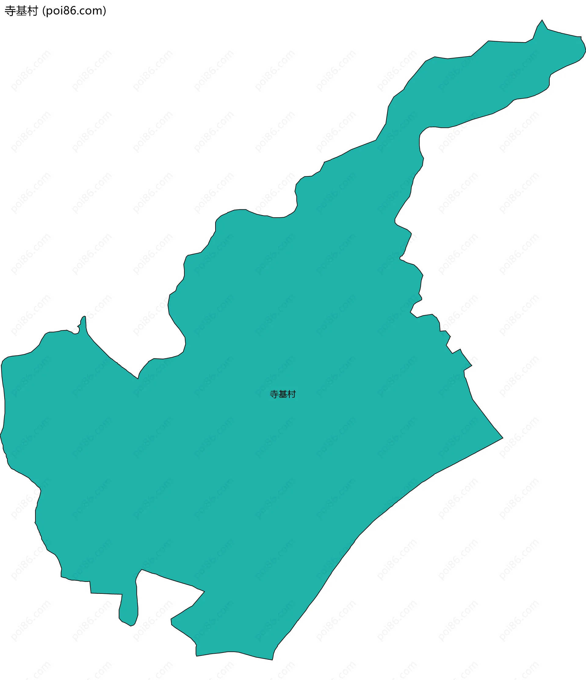寺基村边界地图