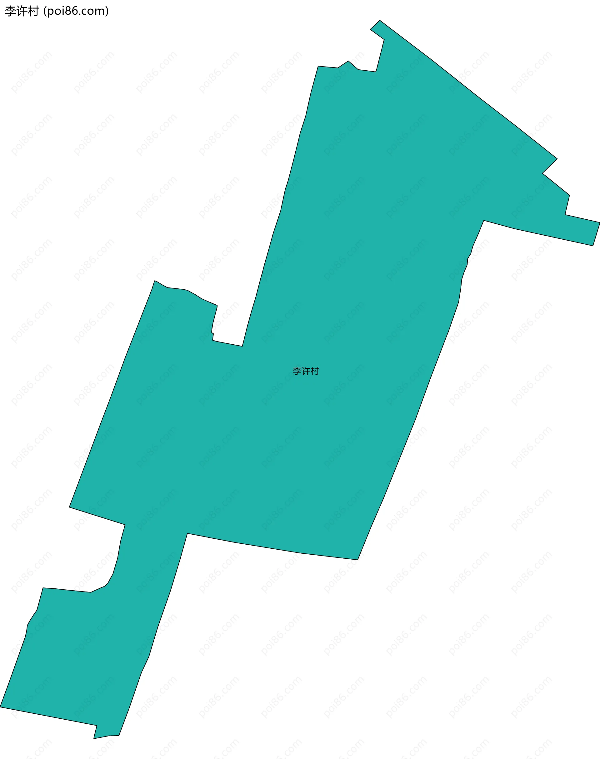 李许村边界地图