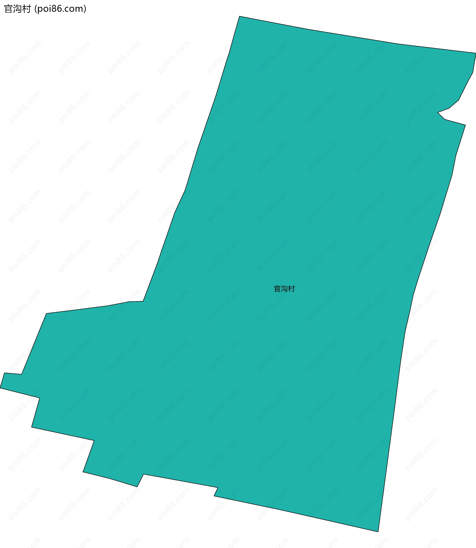 官沟村边界地图