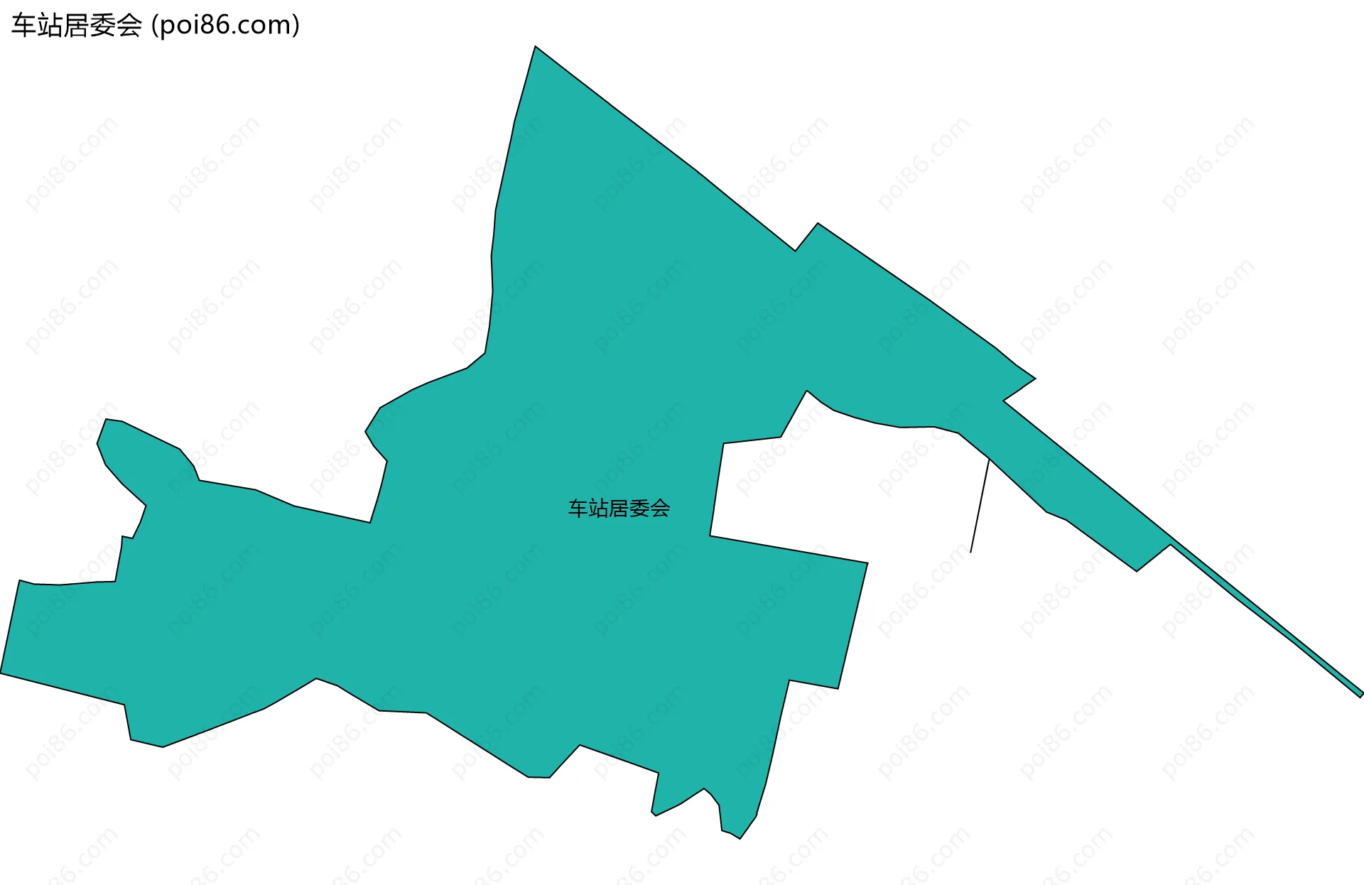 车站居委会边界地图