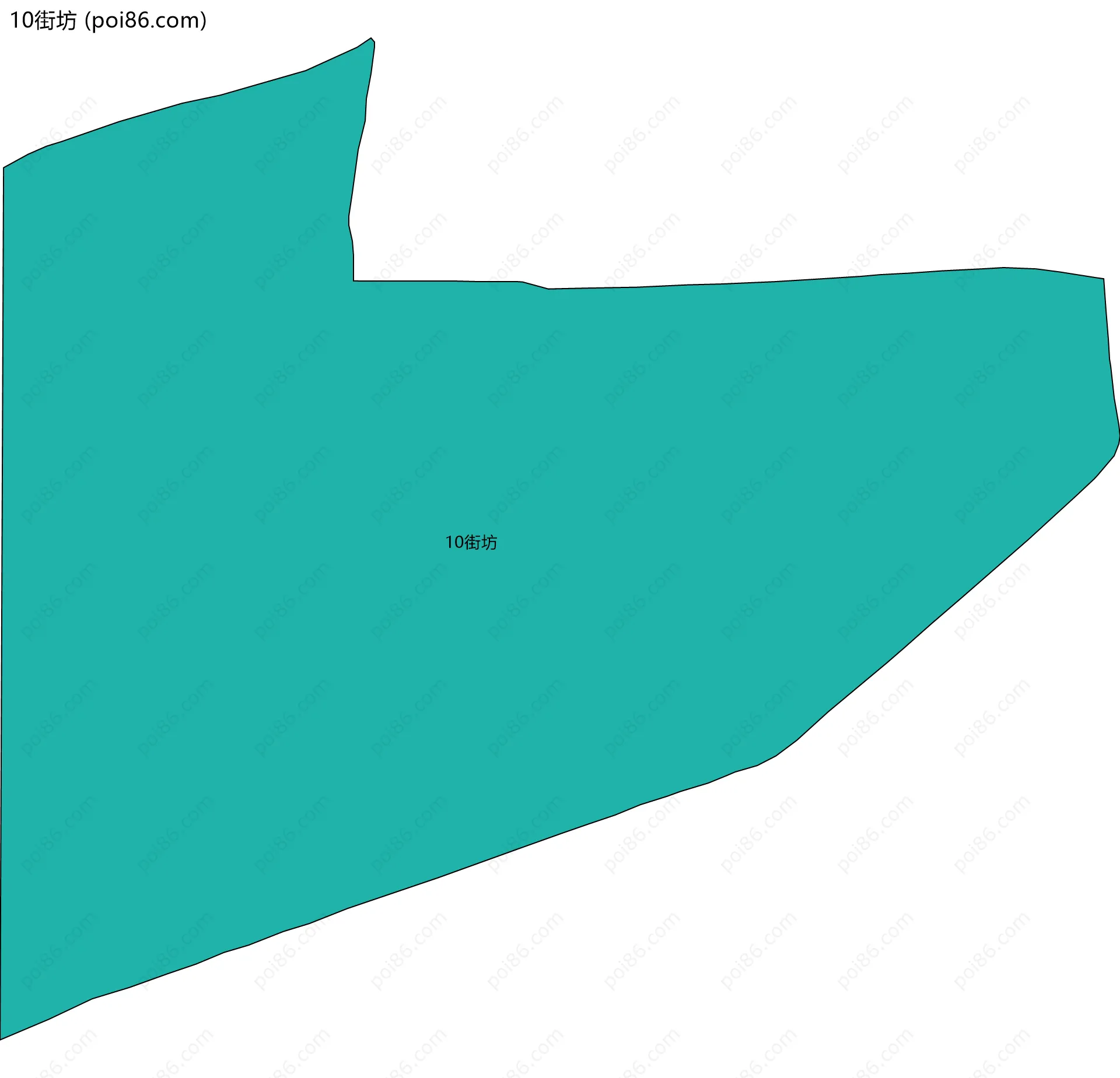 10街坊边界地图