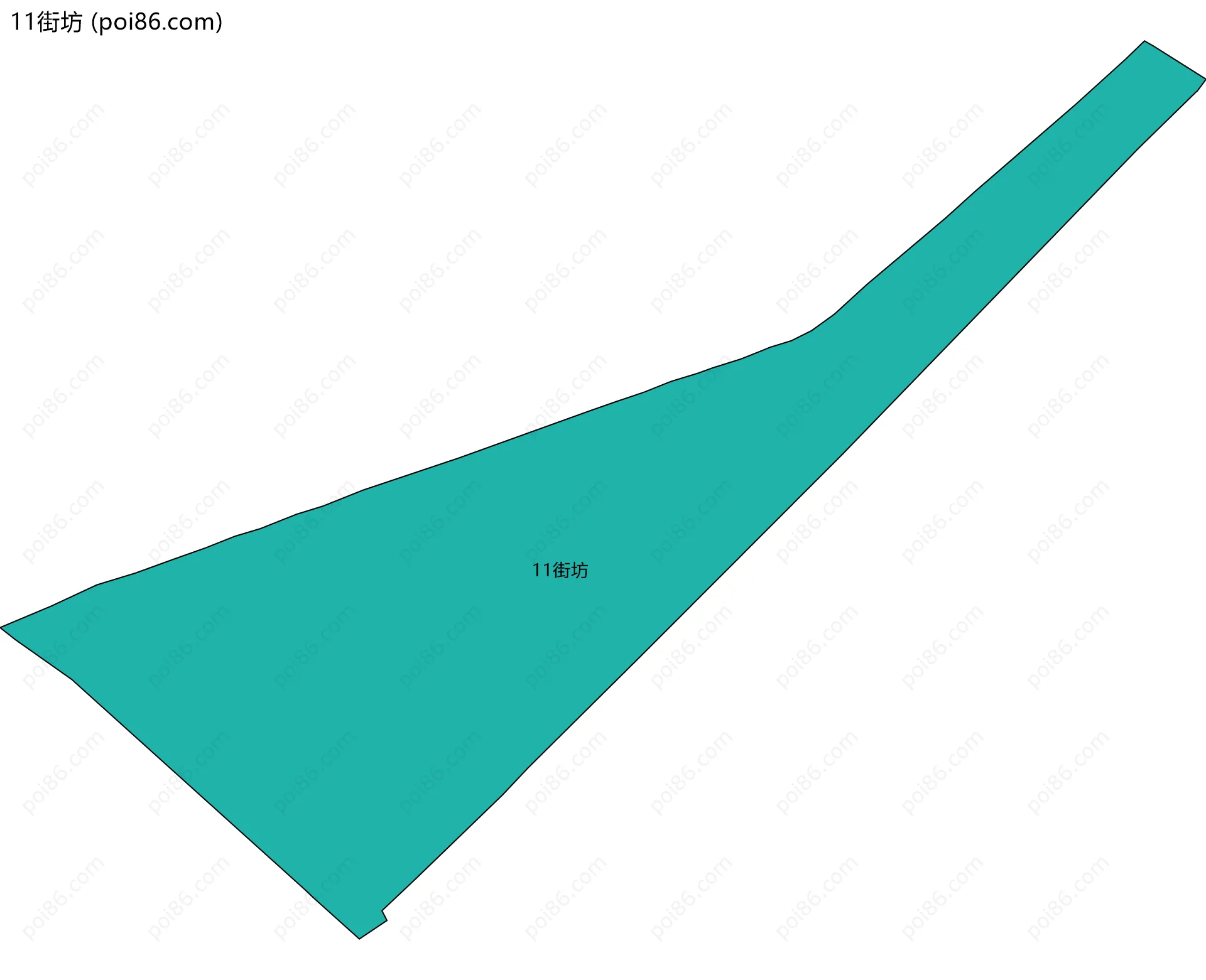 11街坊边界地图