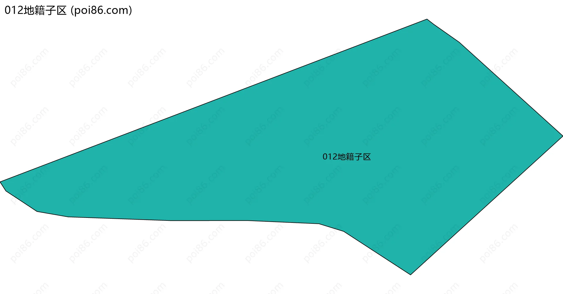 012地籍子区边界地图