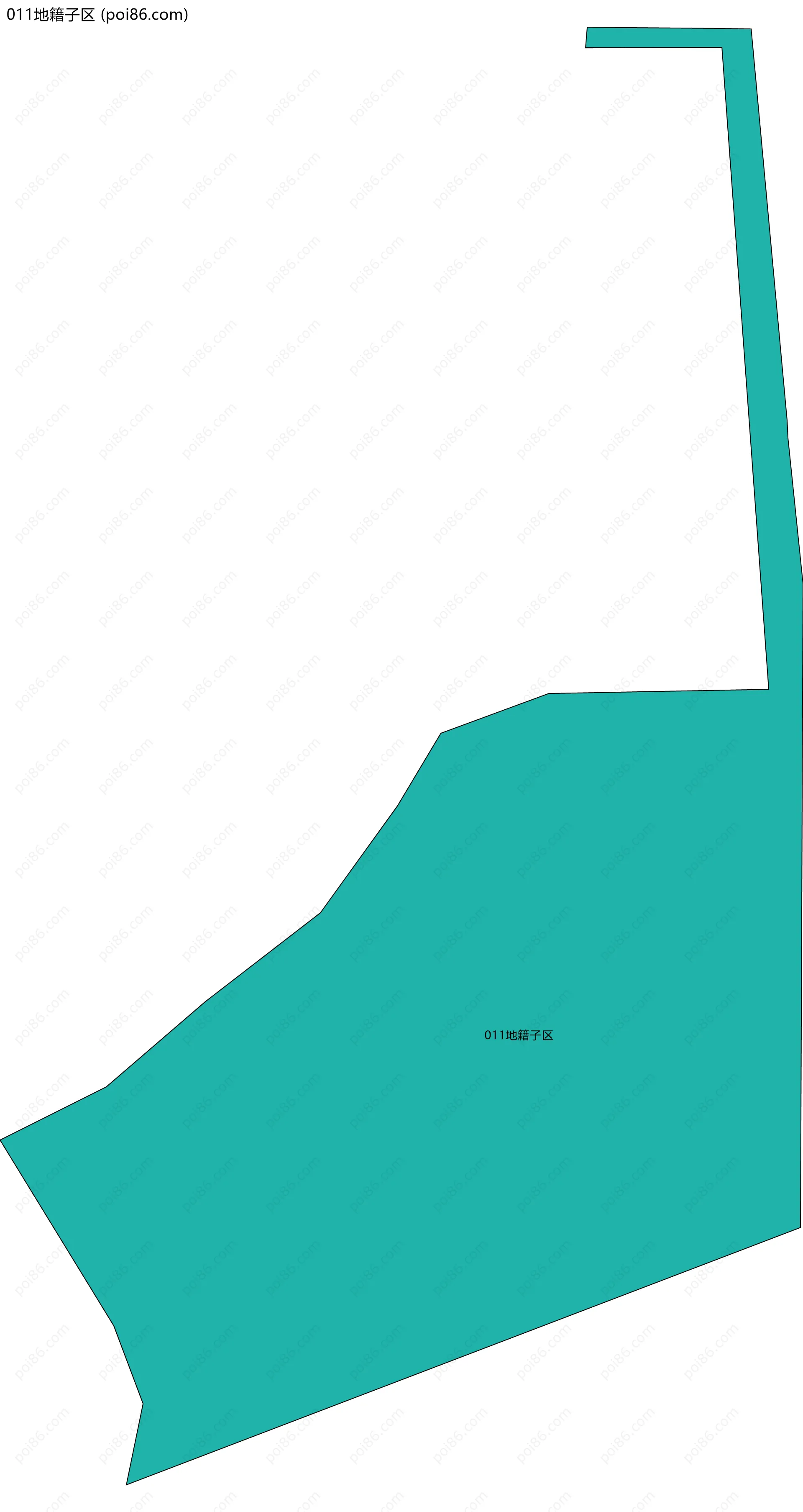 011地籍子区边界地图