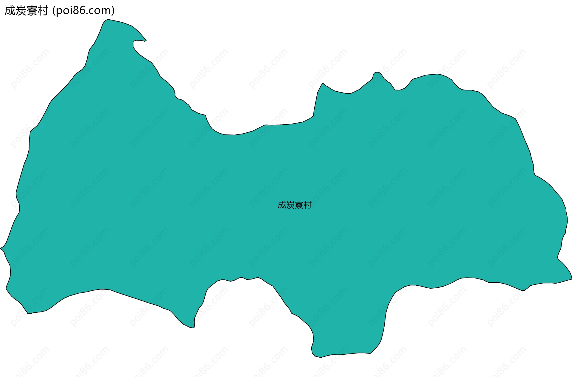 成炭寮村边界地图