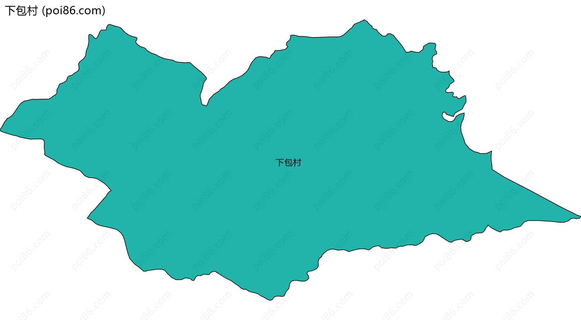 下包村边界地图