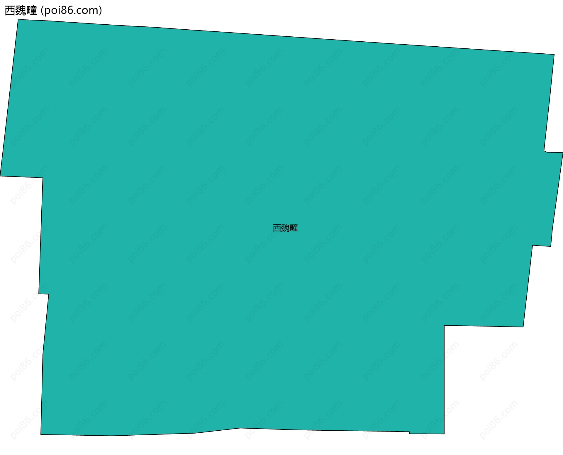 西魏疃边界地图