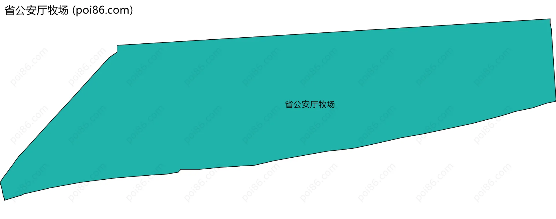 省公安厅牧场边界地图
