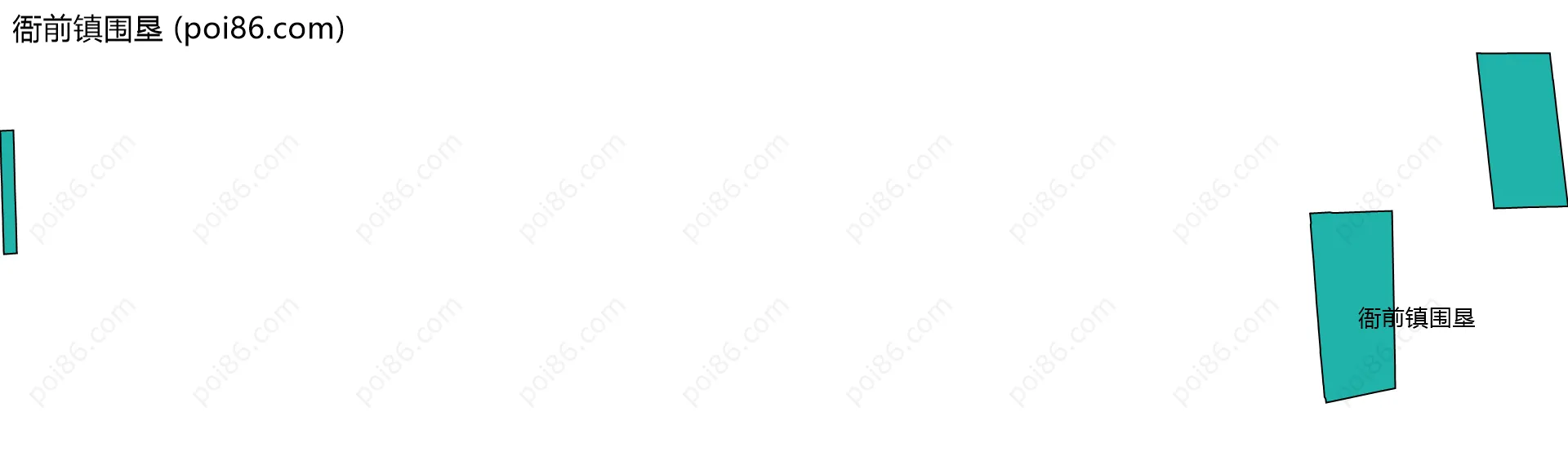 衙前镇围垦边界地图