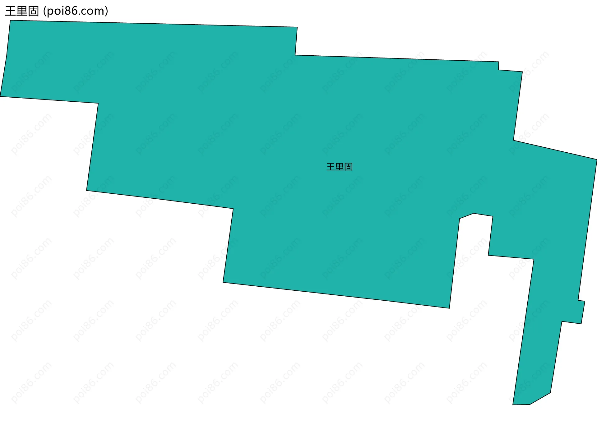 王里固边界地图