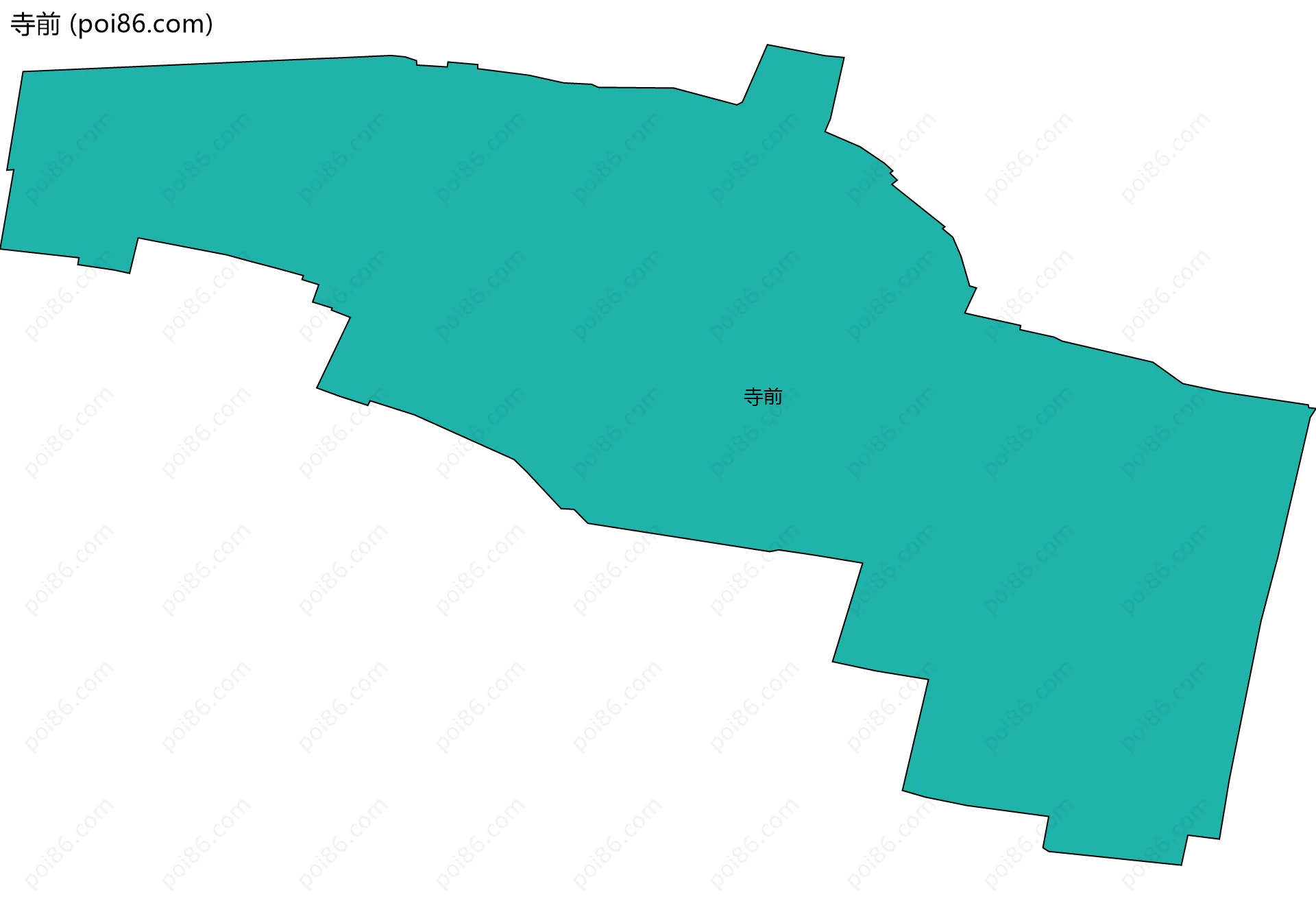 寺前边界地图