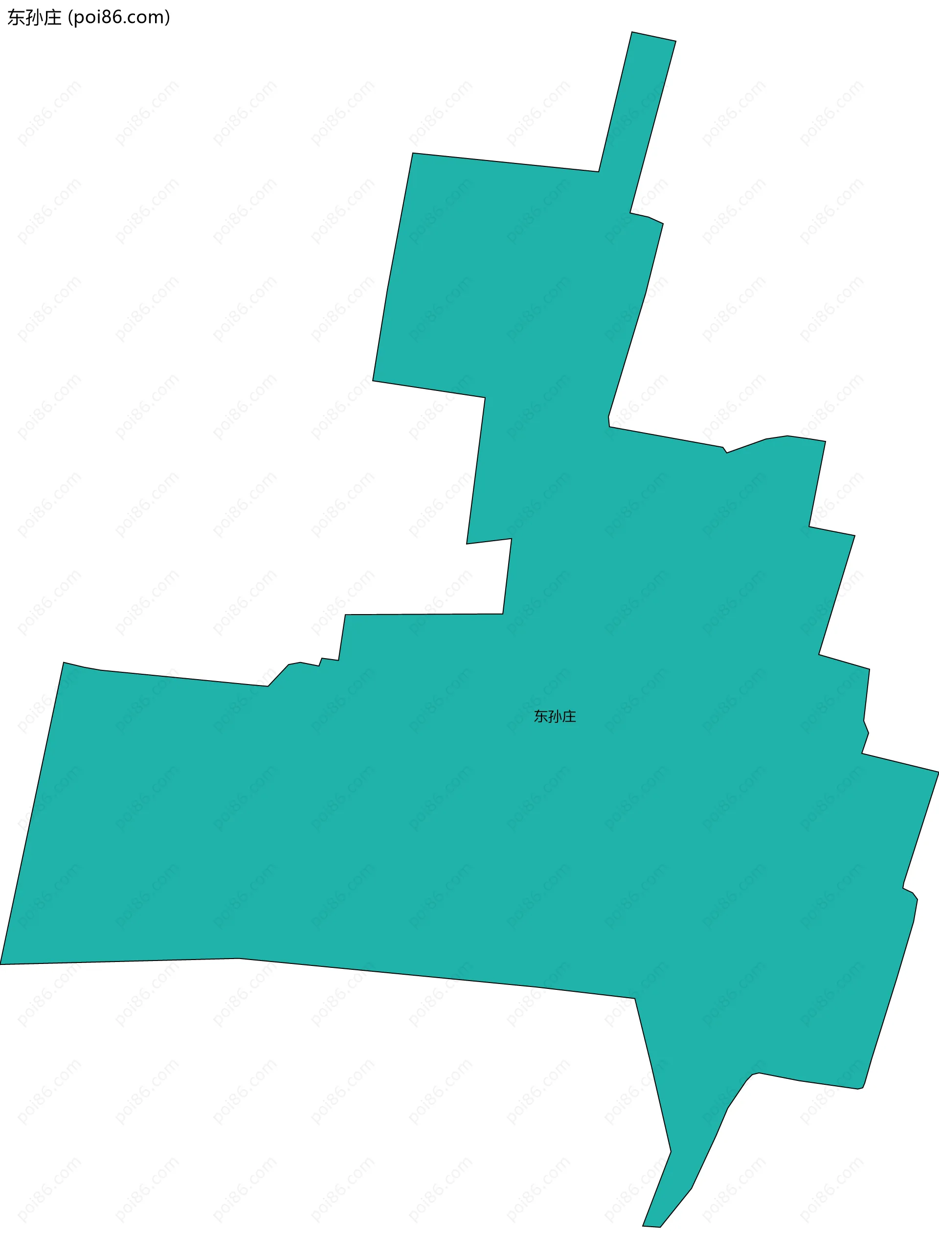 东孙庄边界地图