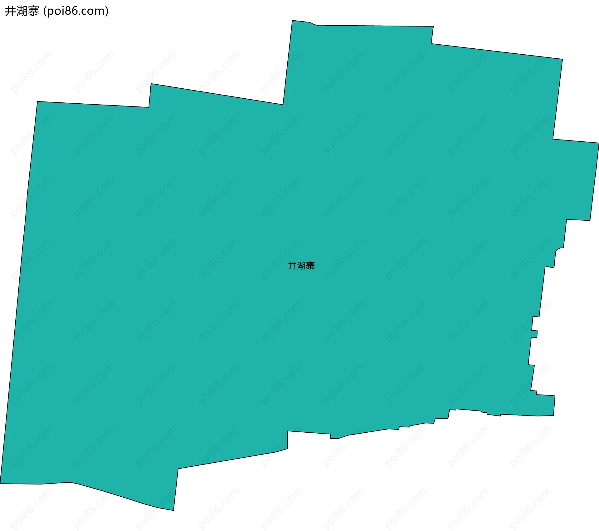 井湖寨边界地图