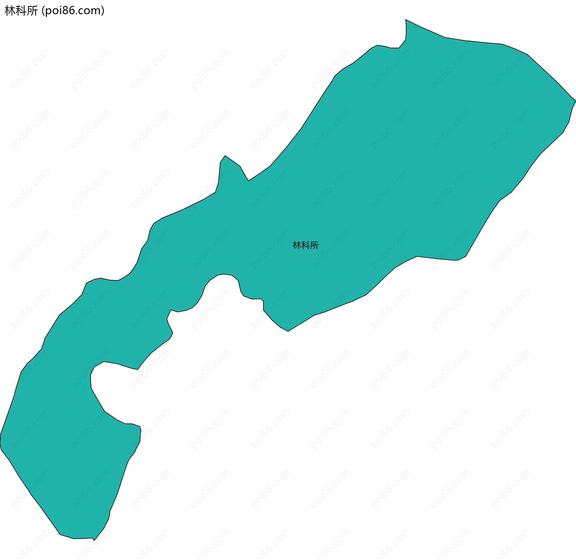林科所边界地图