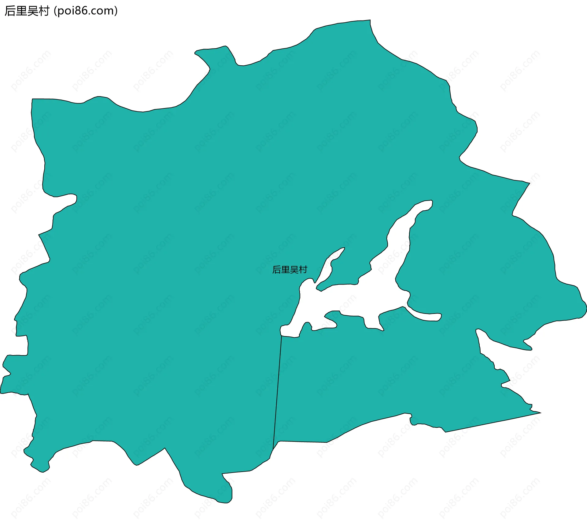 后里吴村边界地图