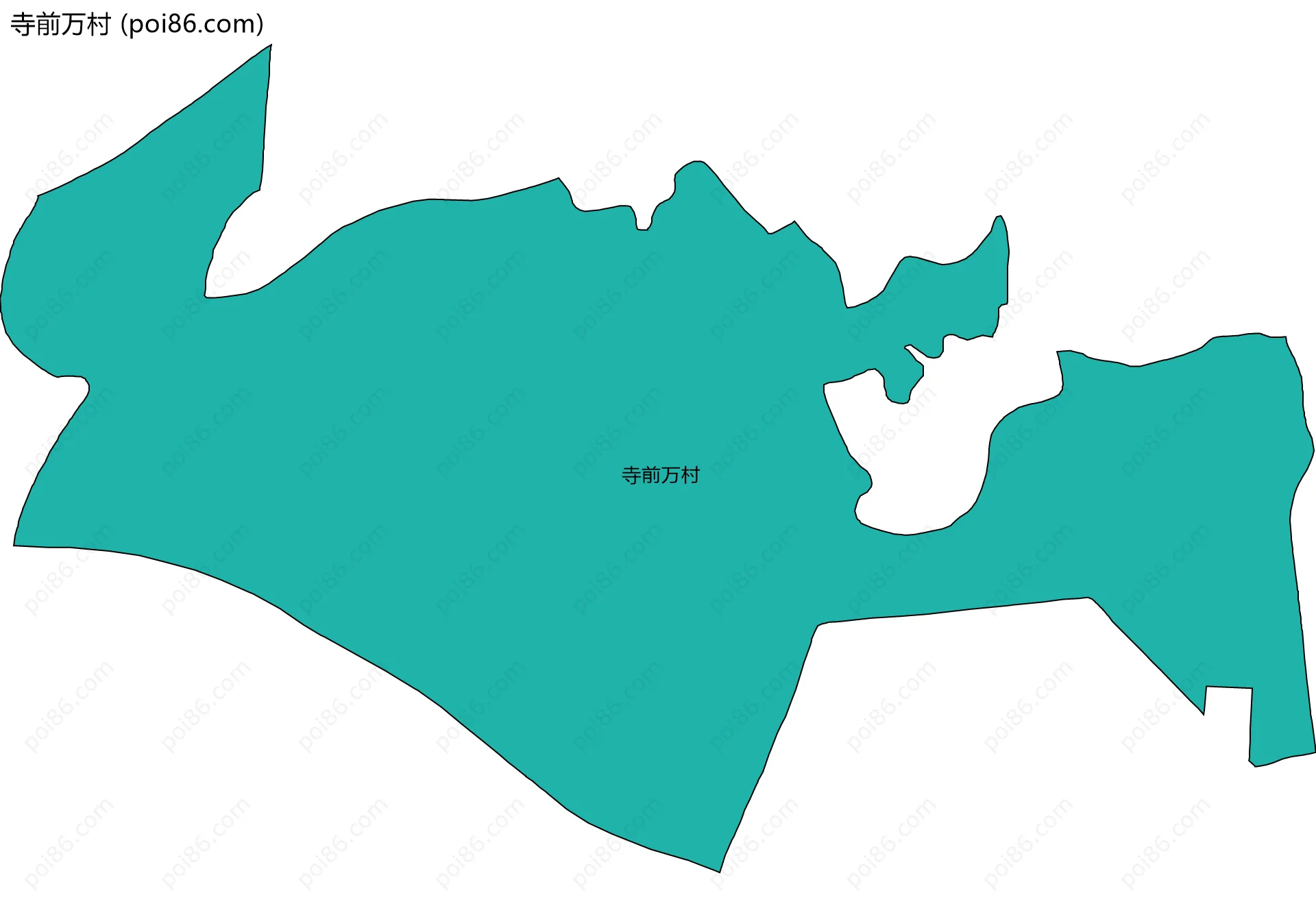 寺前万村边界地图