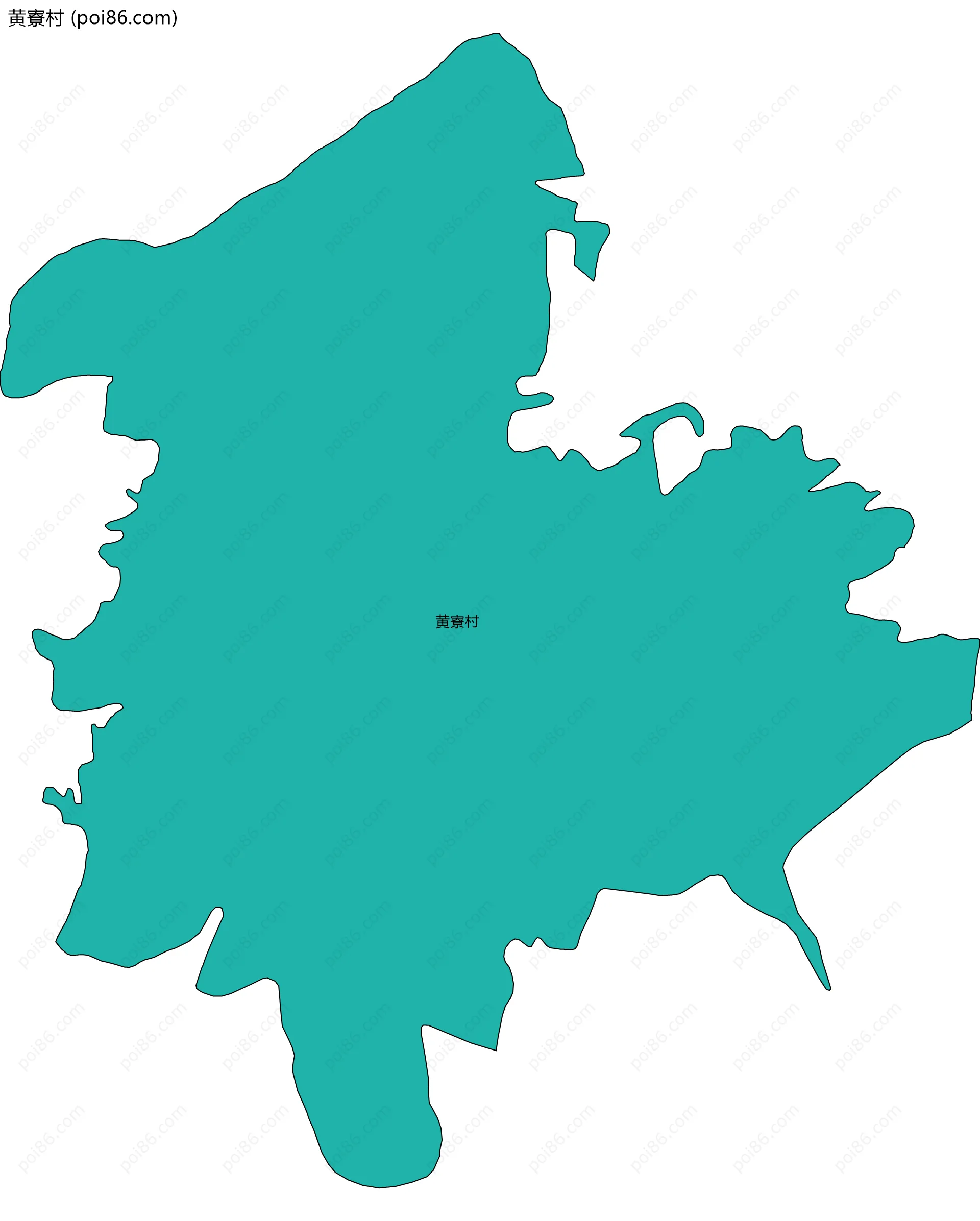 黄寮村边界地图