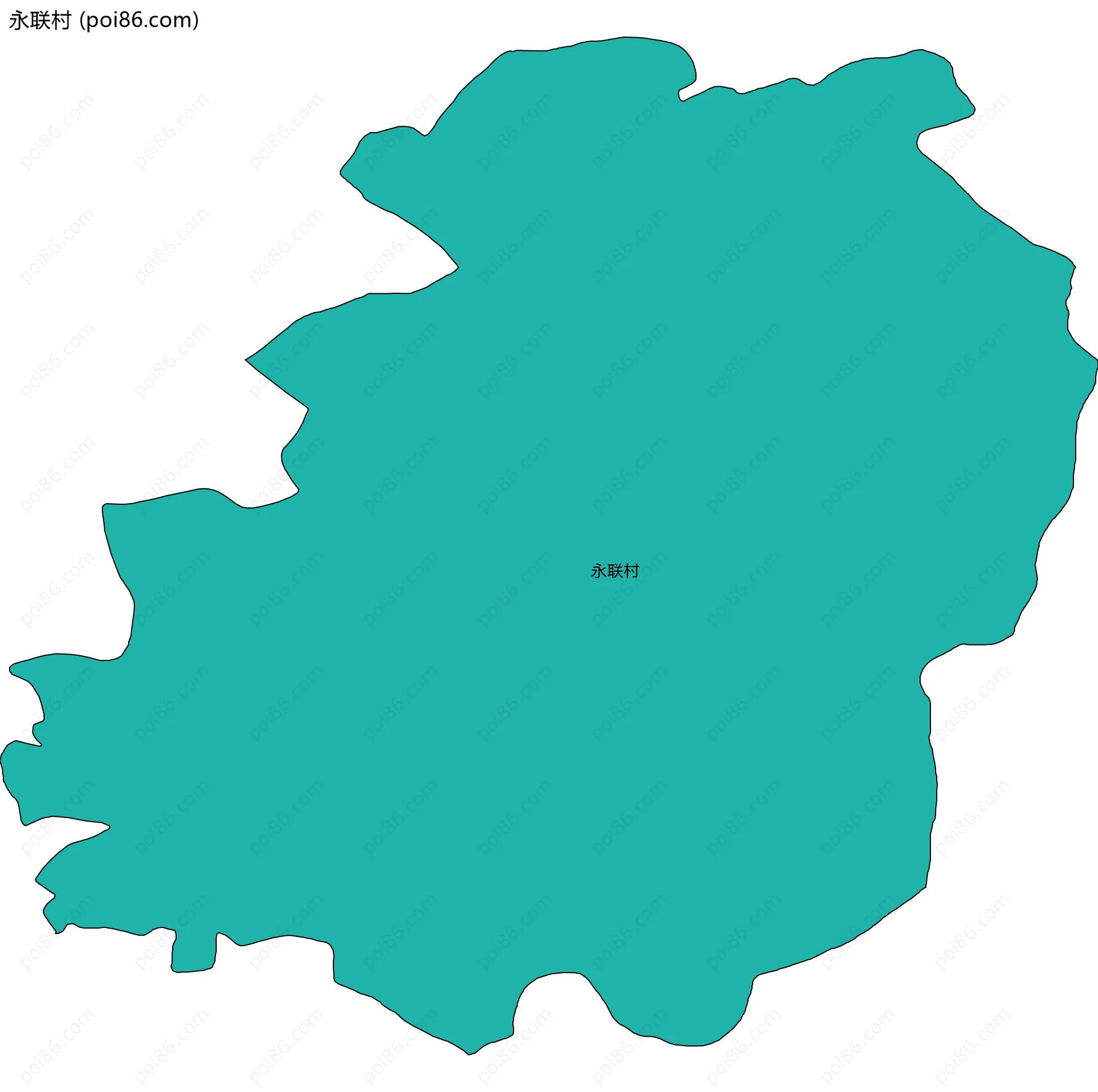 永联村边界地图